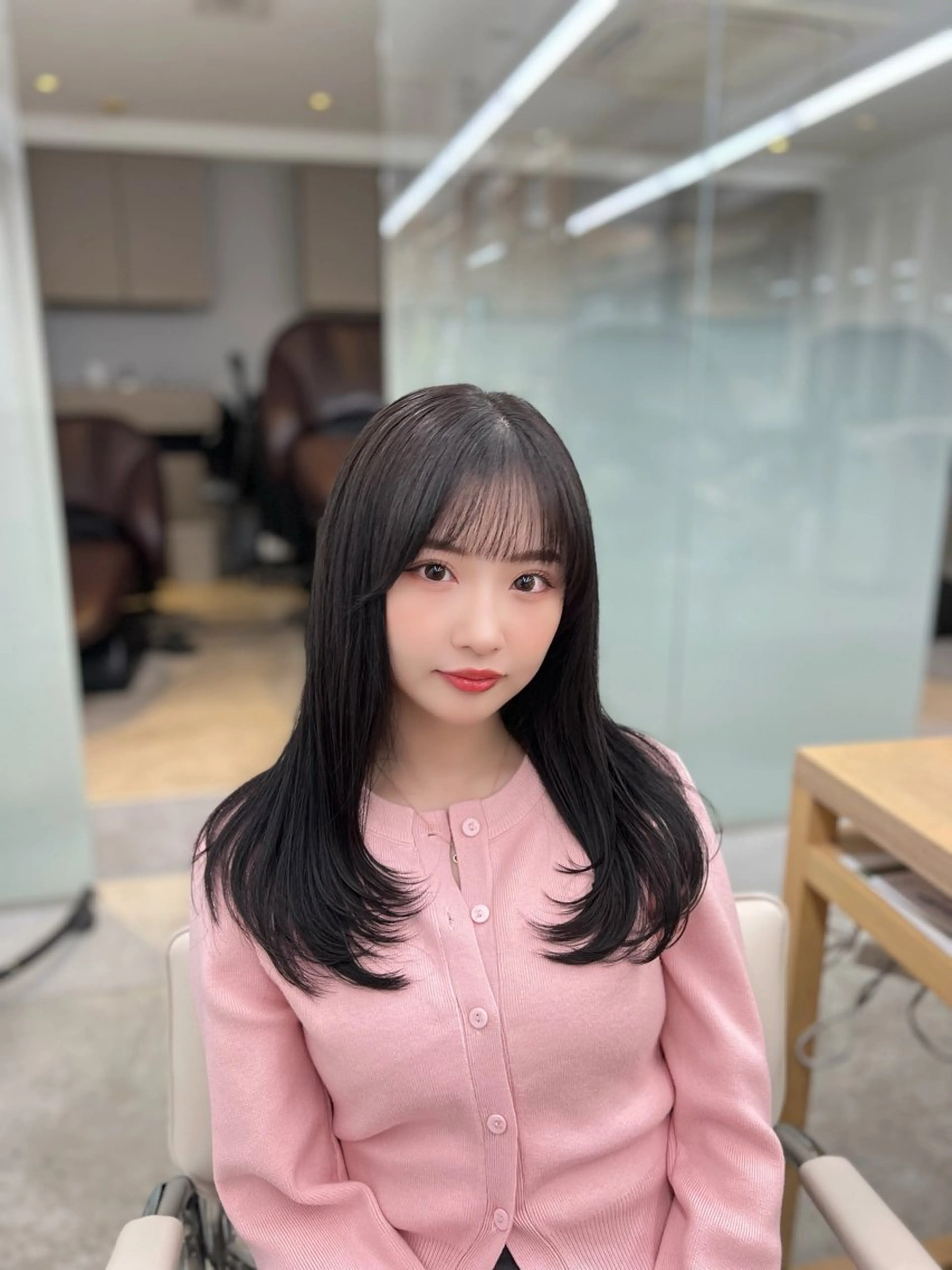 ロング カラー グレージュ レイヤーカット カット ヘアカラー レイヤー/髪質改善 DAISUKEのヘアスタイル