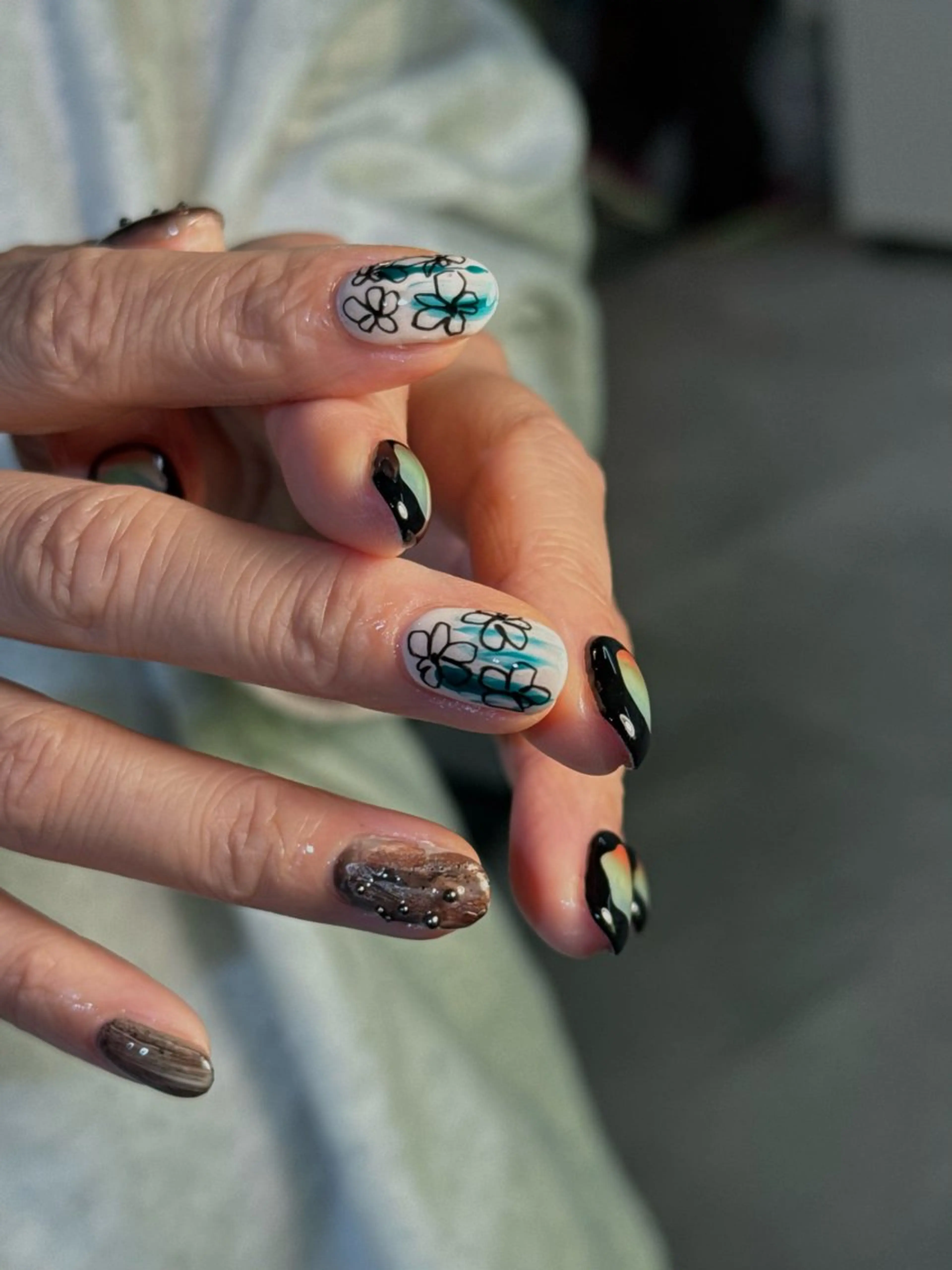 ネイル nail atelier 泡沫 utakata所属・ナカジマミナミ ﾈｲﾘｽﾄのネイルデザイン