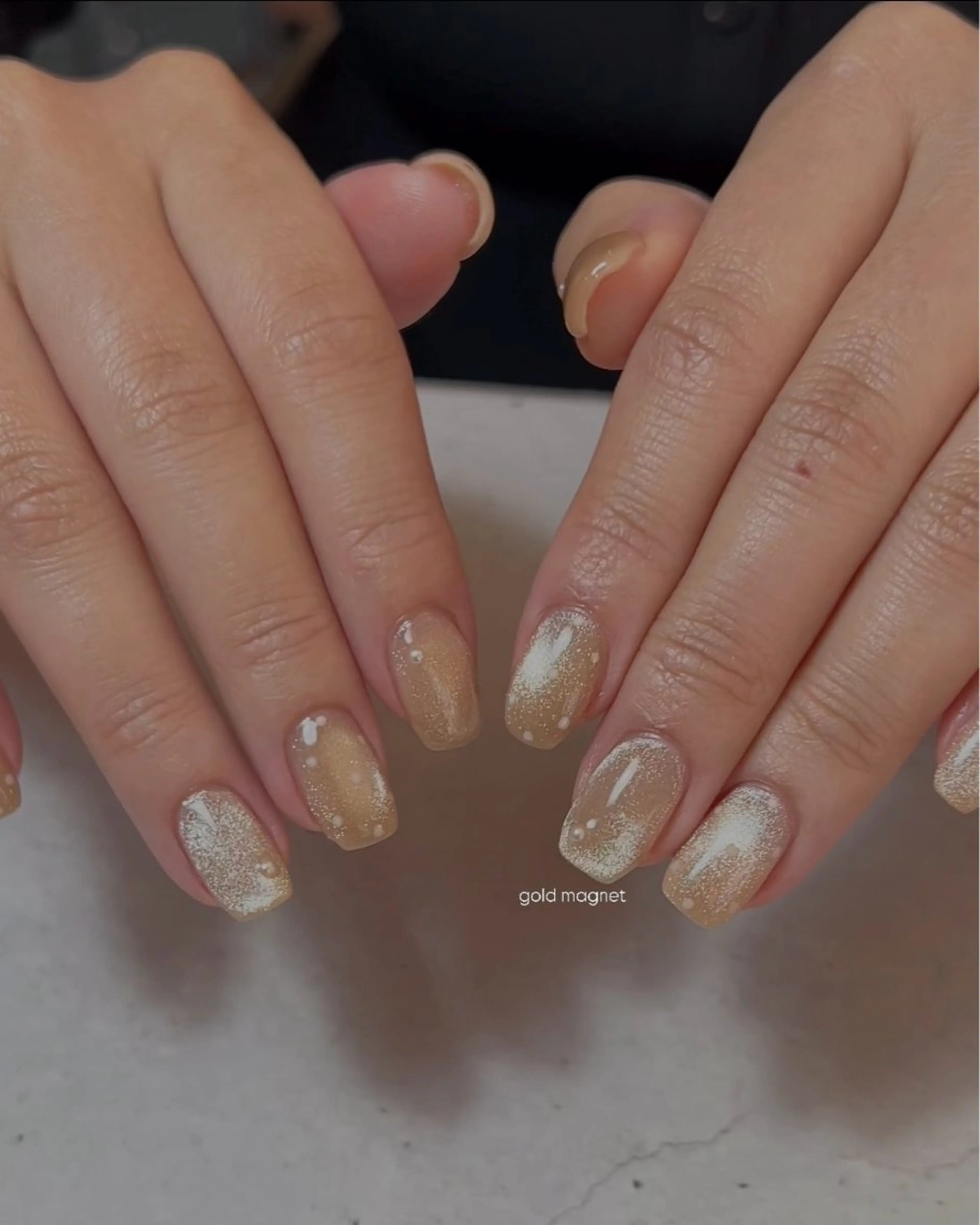 ネイル フラッシュネイル フラッシュマグ マグネットネイル ハンドネイル garage nail_yukaのネイルデザイン