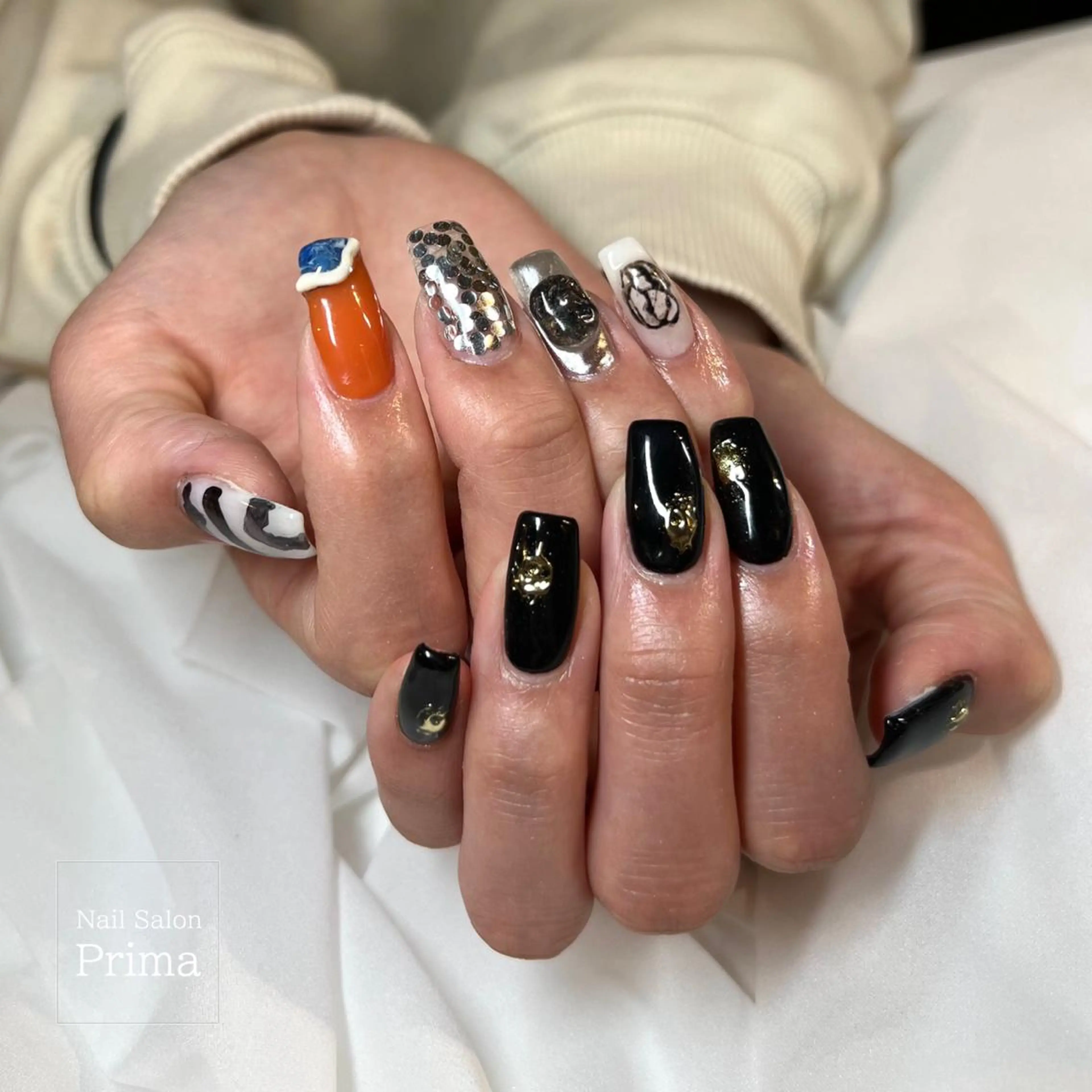 セミロング ネイル SalonPrima Nail & Eyeのマツエク・マツパデザイン