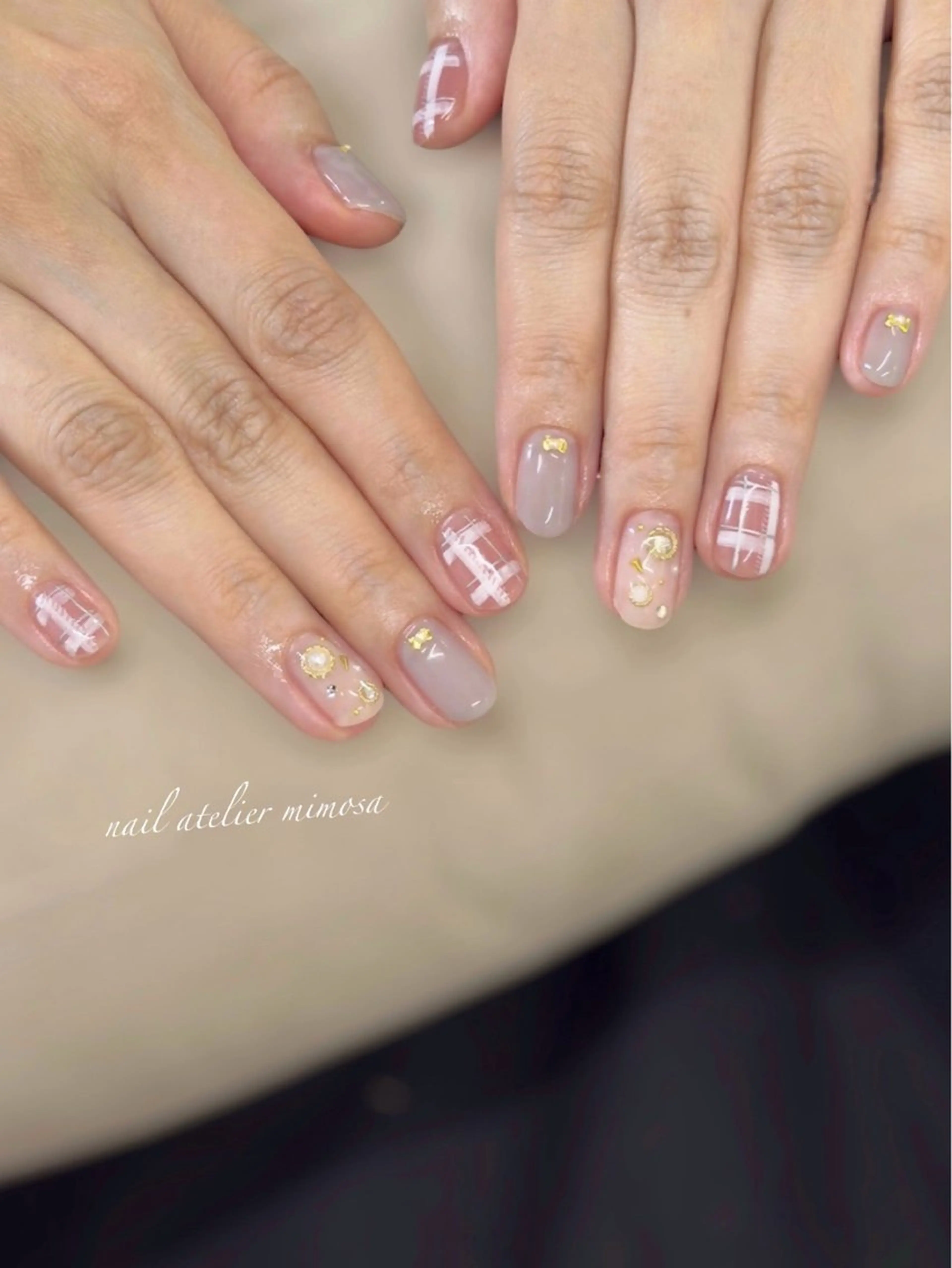 ネイル ハンドネイル アトリエ　ミモザ所属・いまむら あかりのネイルデザイン