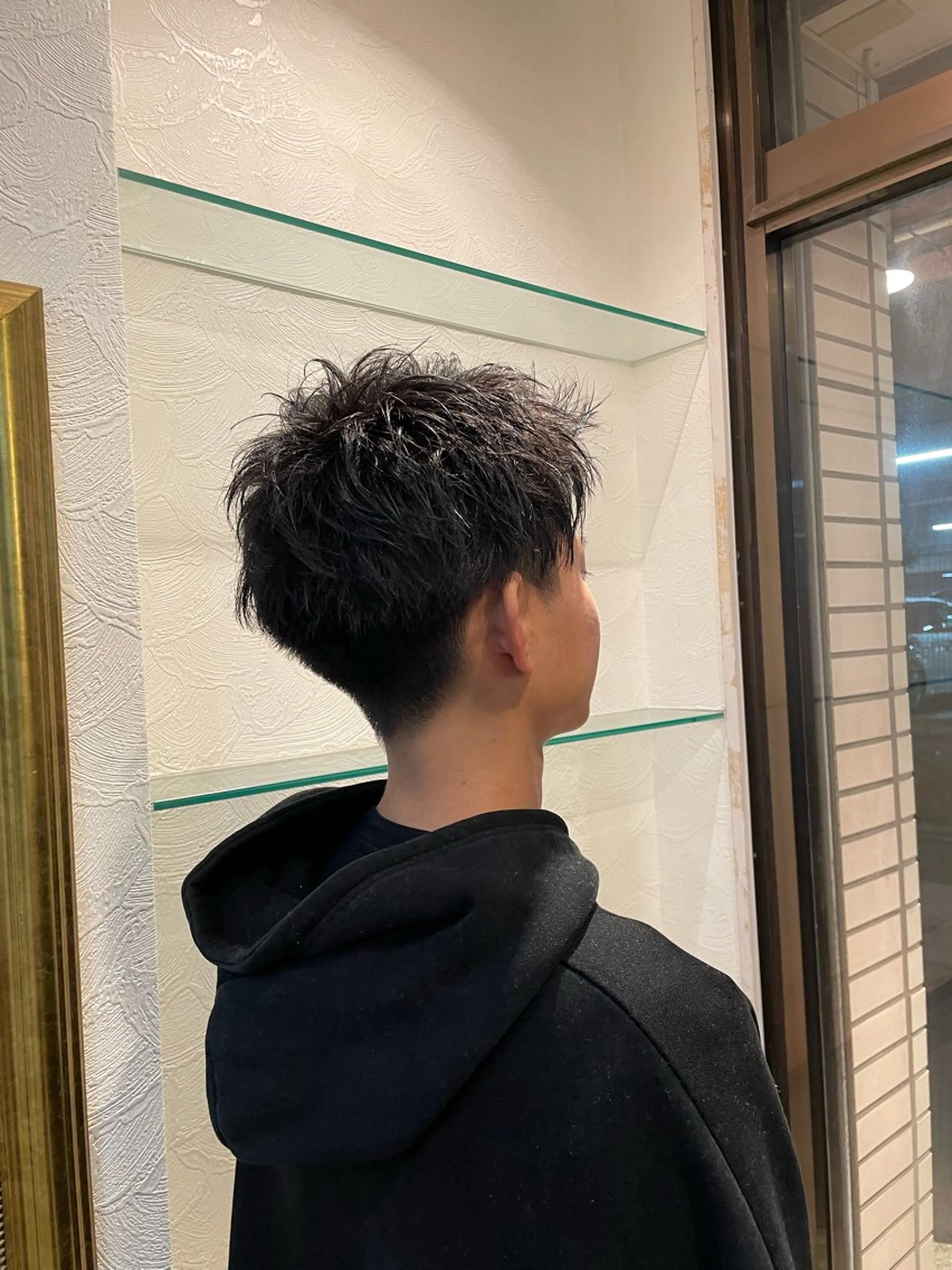 メンズ ツーブロック 刈り上げ ピンク・ラベンダー/ レイヤー/NANAのヘアスタイル