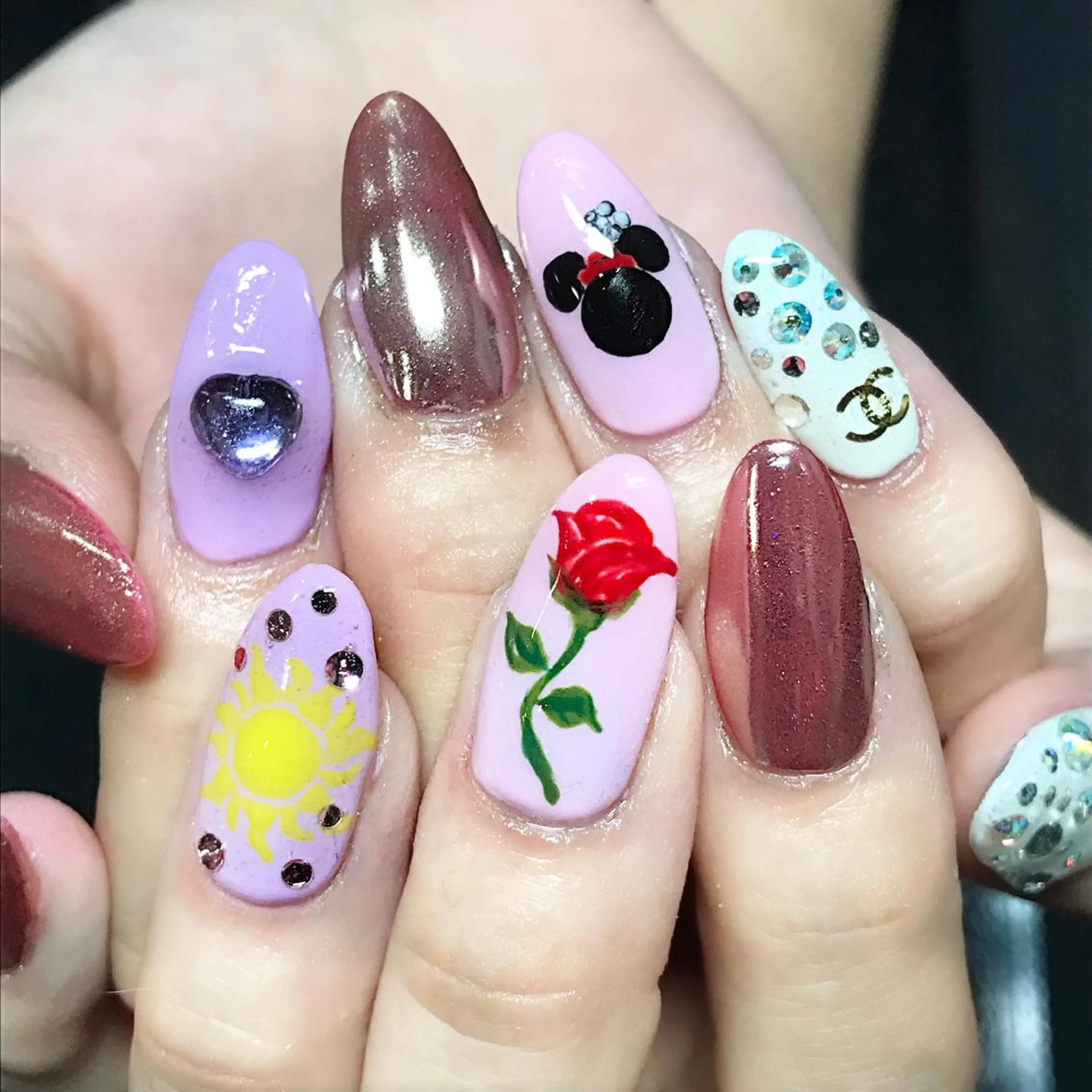 ネイル スカルプネイル 渋谷ビュレネイル Kaoruのネイルデザイン