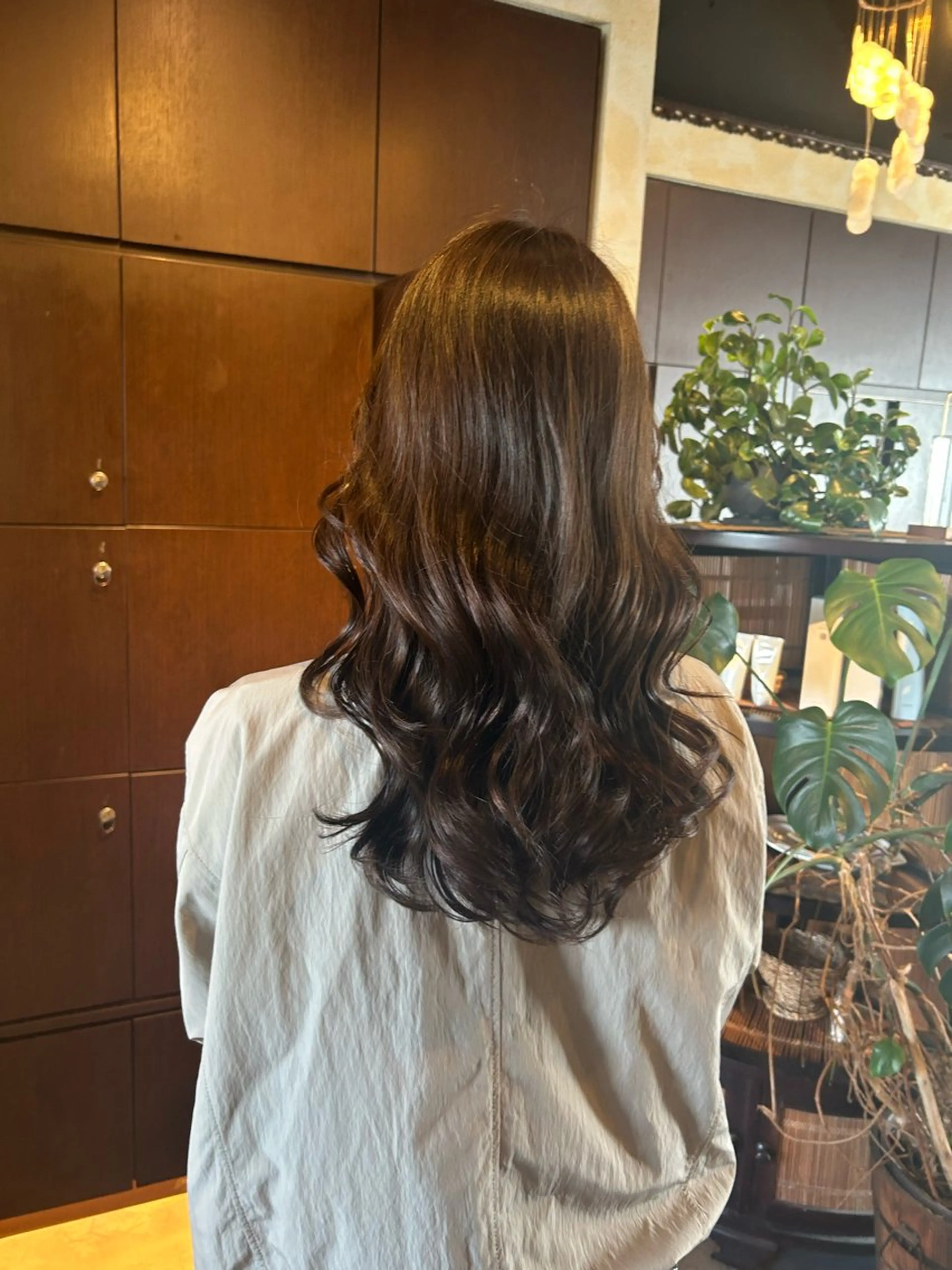 ロング カット 似合わせレイヤー/透 明感カラー/momiのヘアスタイル