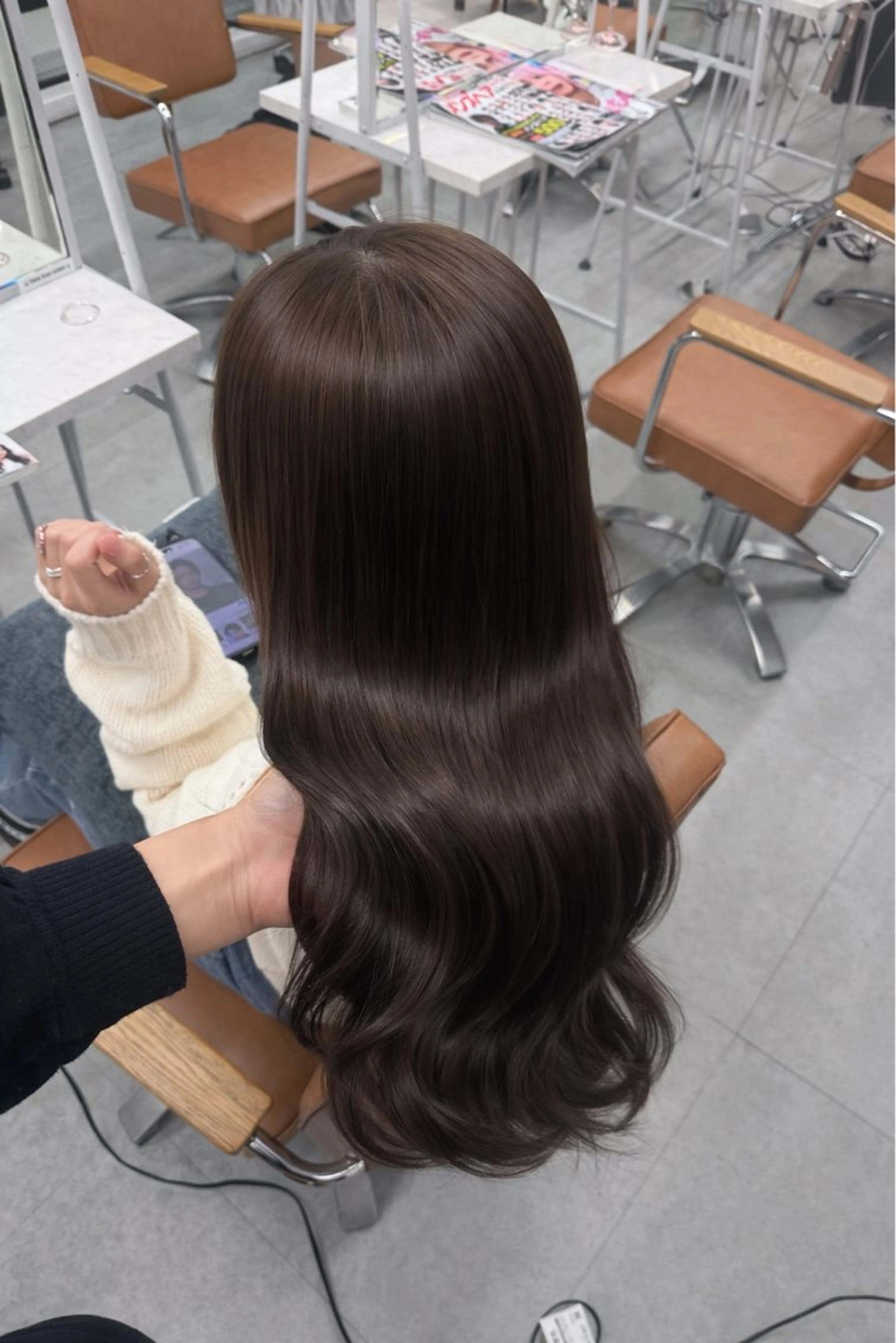 カラー ヘアカラー 韓国系艶髪🎀 miyuuのヘアスタイル