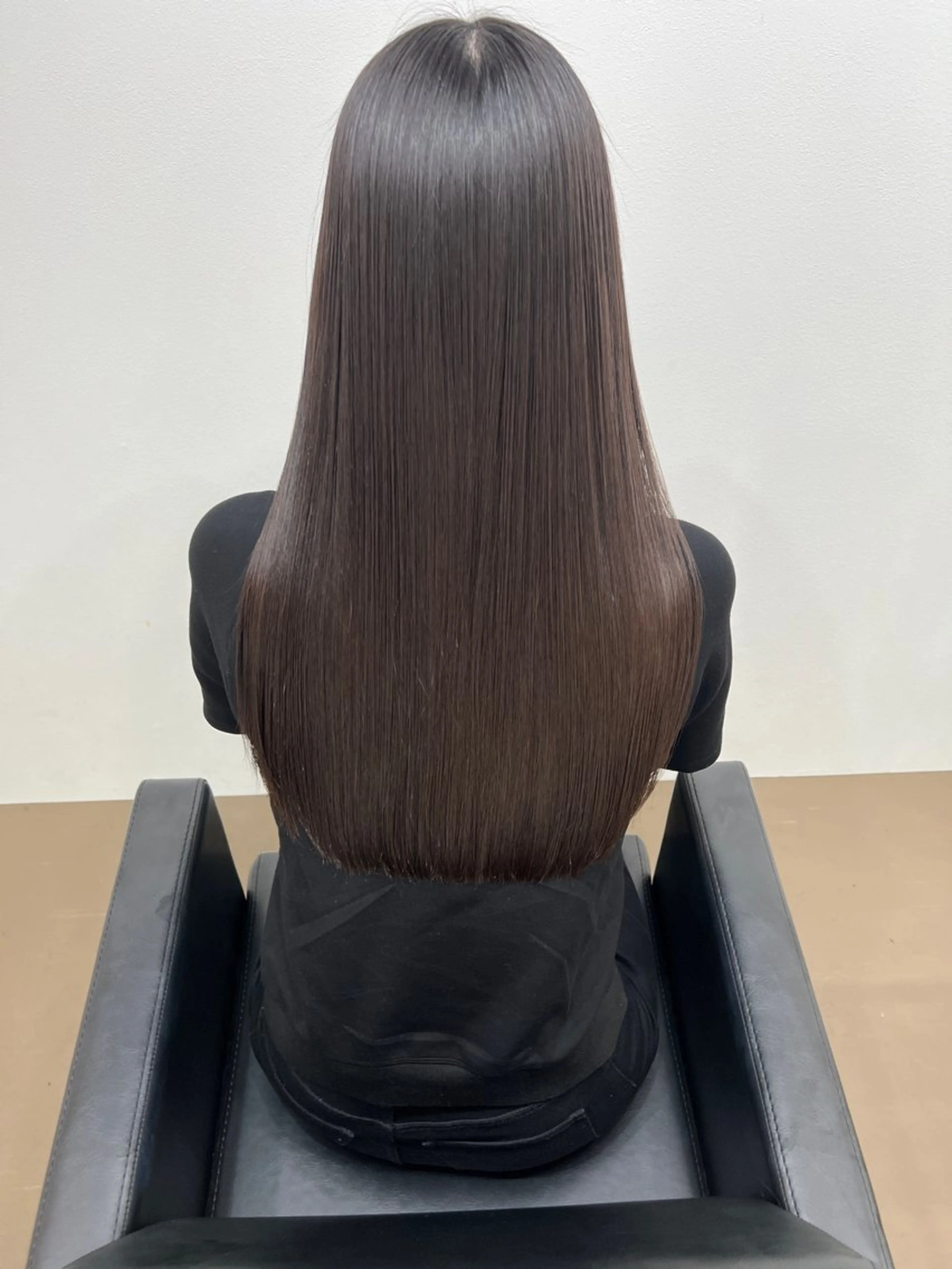 ロング 髪質改善 縮毛矯正 加藤 詩流のヘアスタイル