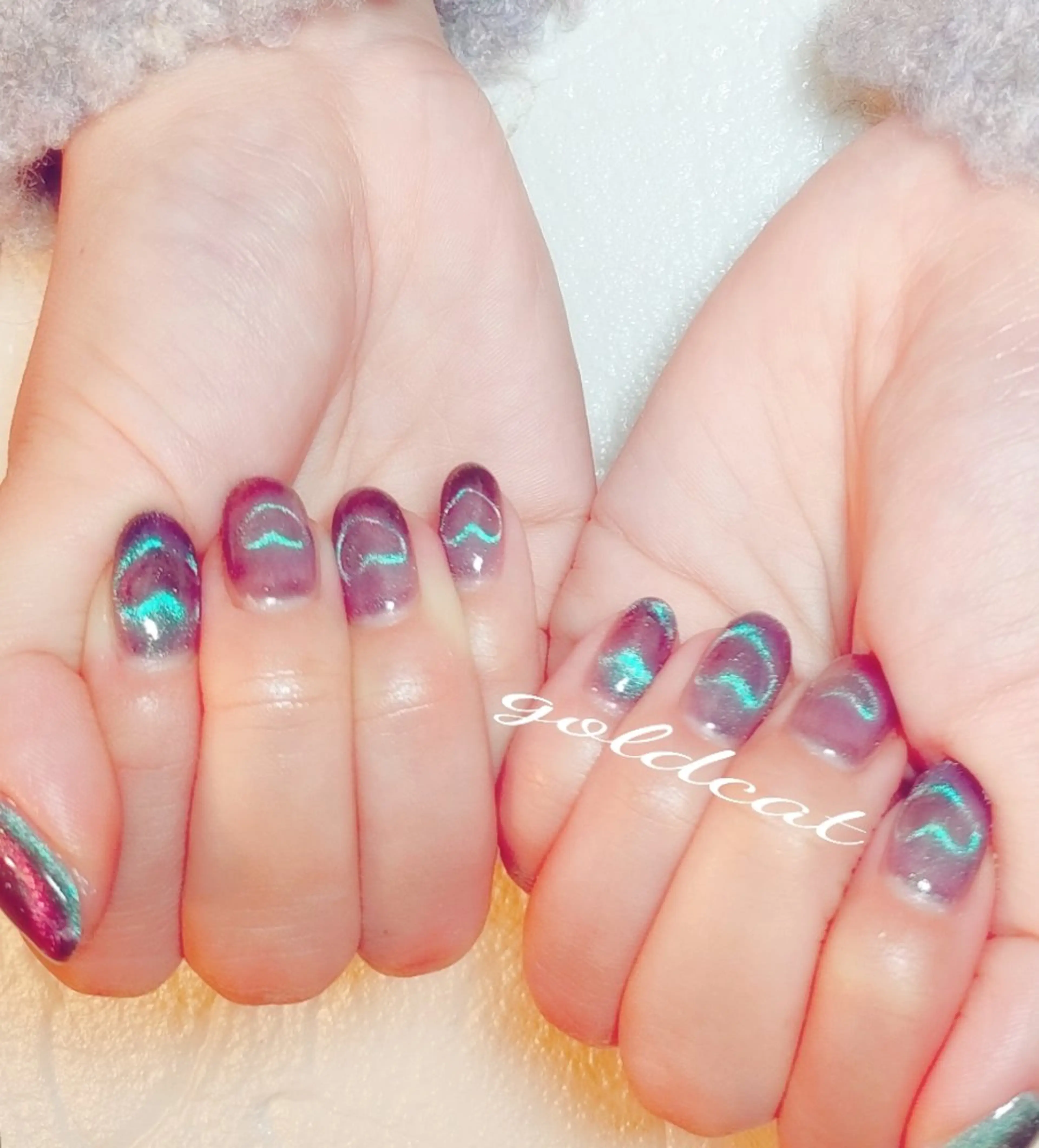 ネイル ハート salon✡ goldcatのネイルデザイン