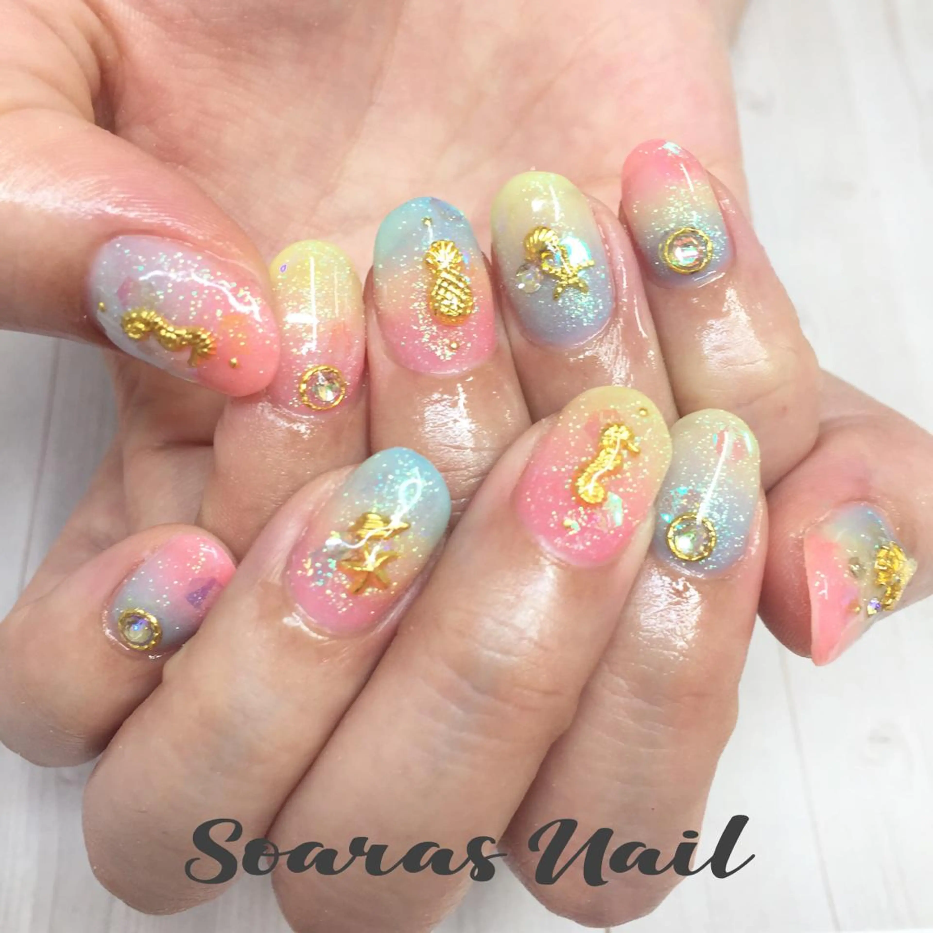 ネイル ジェルネイル soaras nailのネイルデザイン
