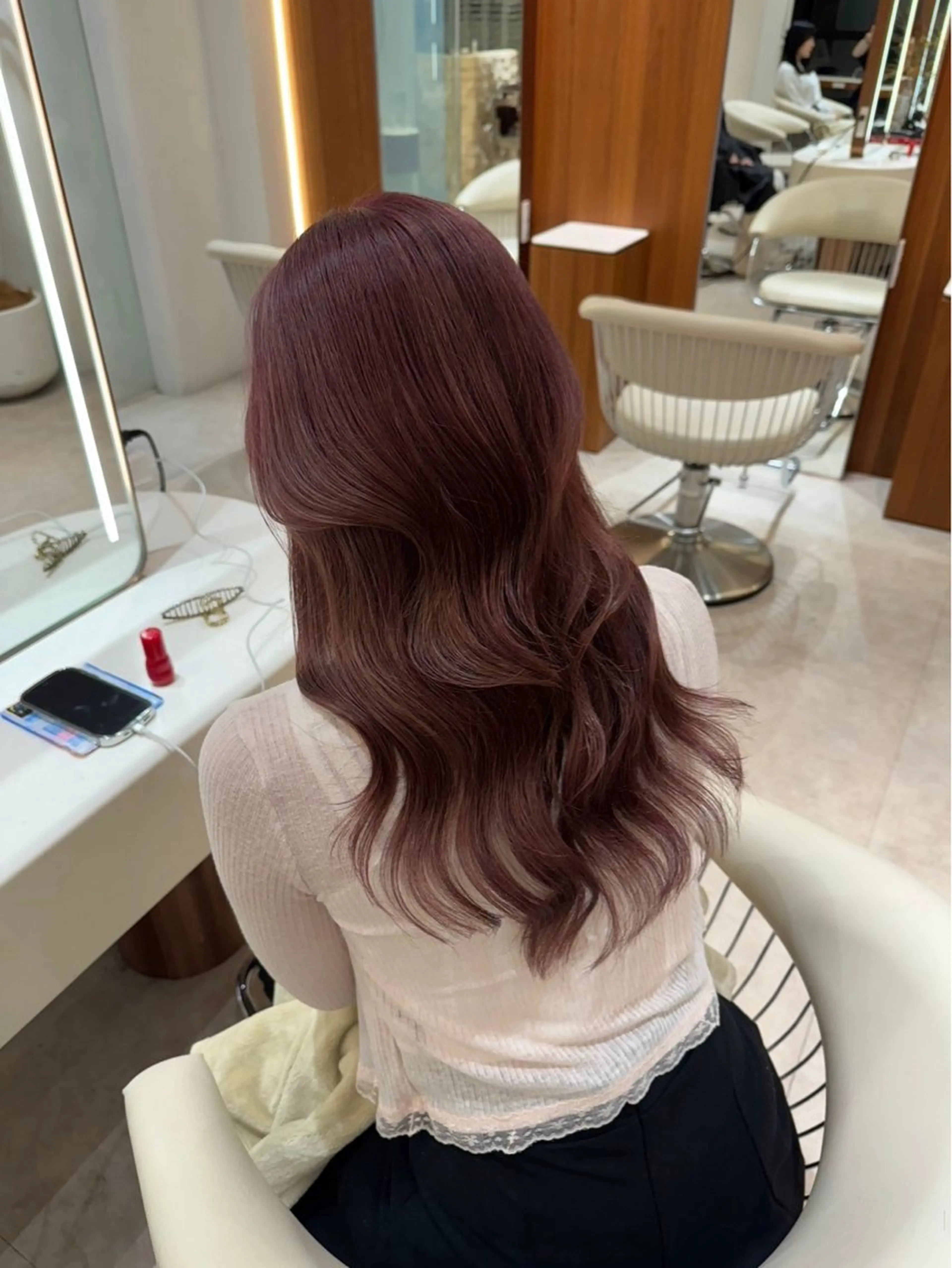 カラー ヘアカラー 渋谷/韓国レイヤー 顔まわり特化マサキのヘアスタイル