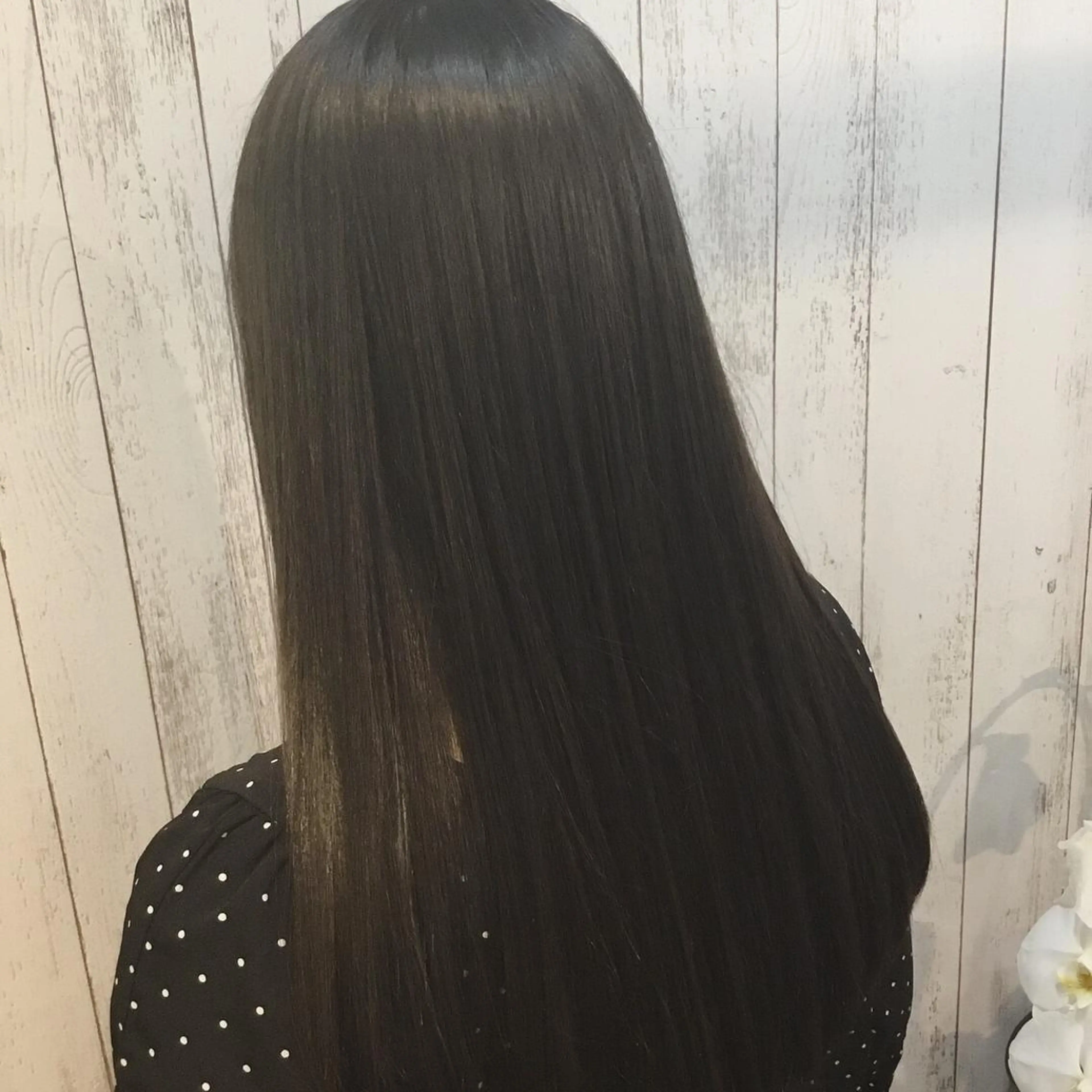 ロング カラー パーマ 金崎 新吾のヘアスタイル