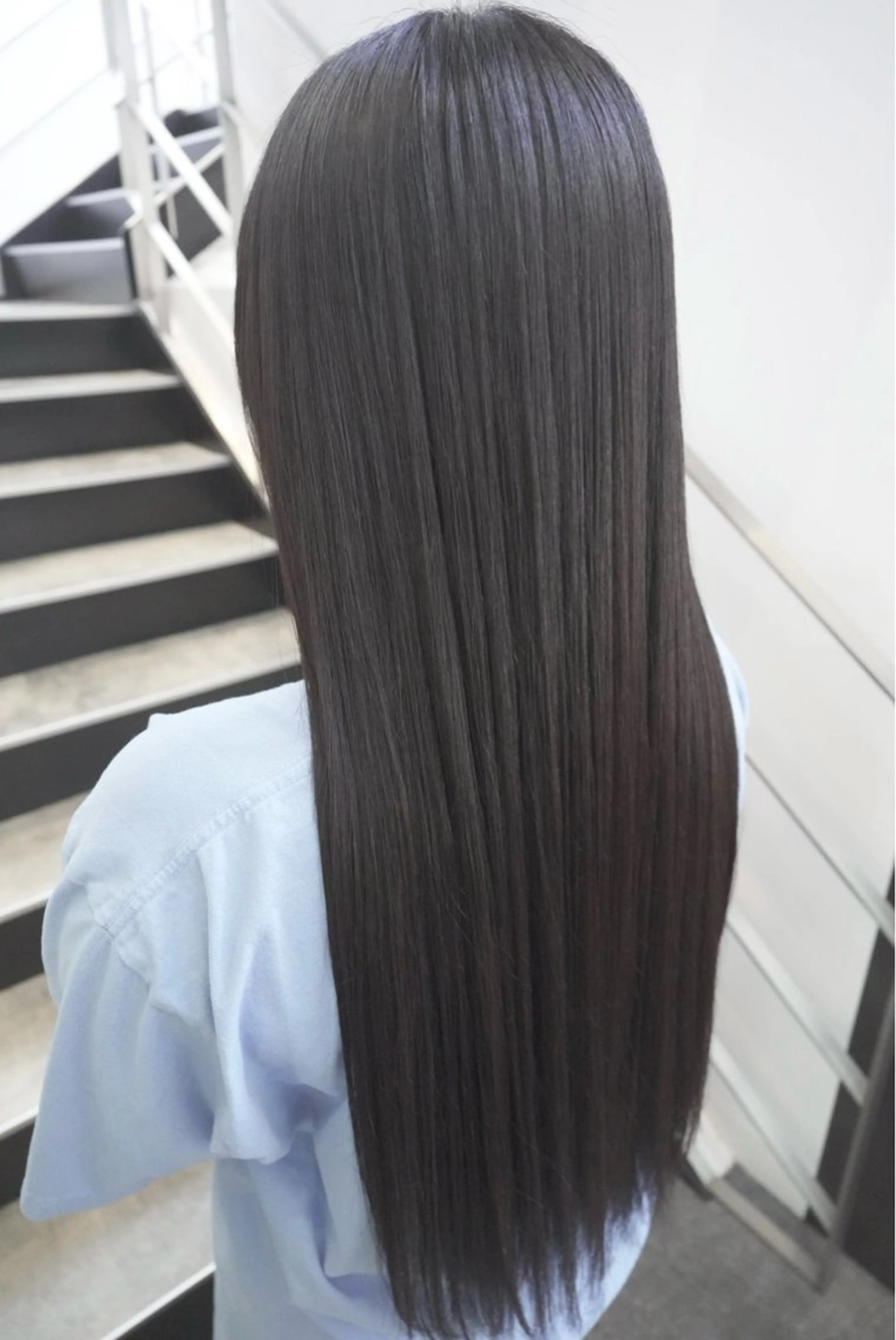 ロング 縮毛矯正 カット 縮毛矯正 トリートメント ヘッドスパ go today shaire salon 本店所属・yoshi ☆のヘアスタイル