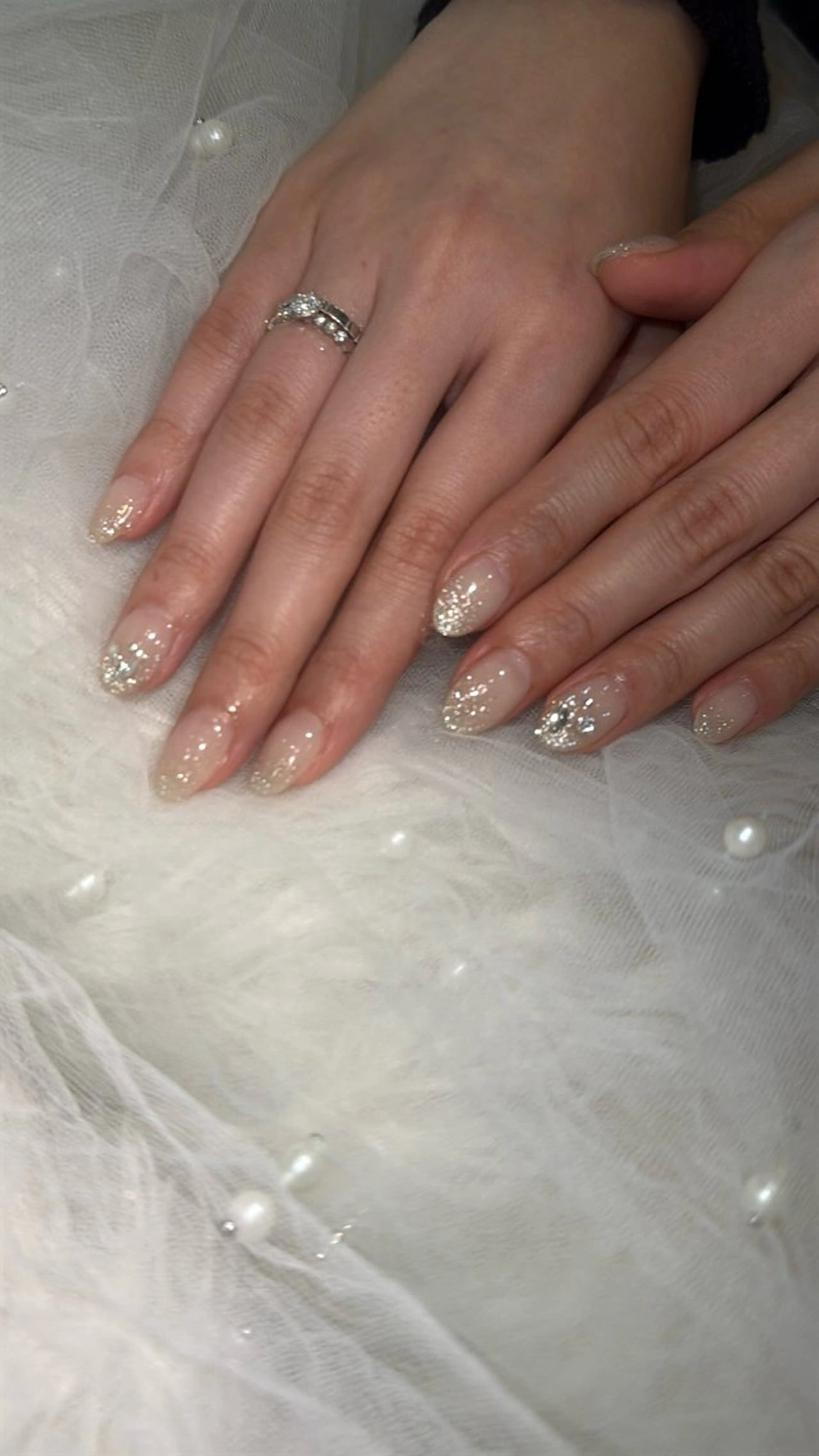 ネイル フラッシュネイル フラッシュマグ フットネイル フレンチネイル 韓国ネイル ハンドネイル SAKU  nail[サクネイル]所属・SAKU nail 作島茜のネイルデザイン