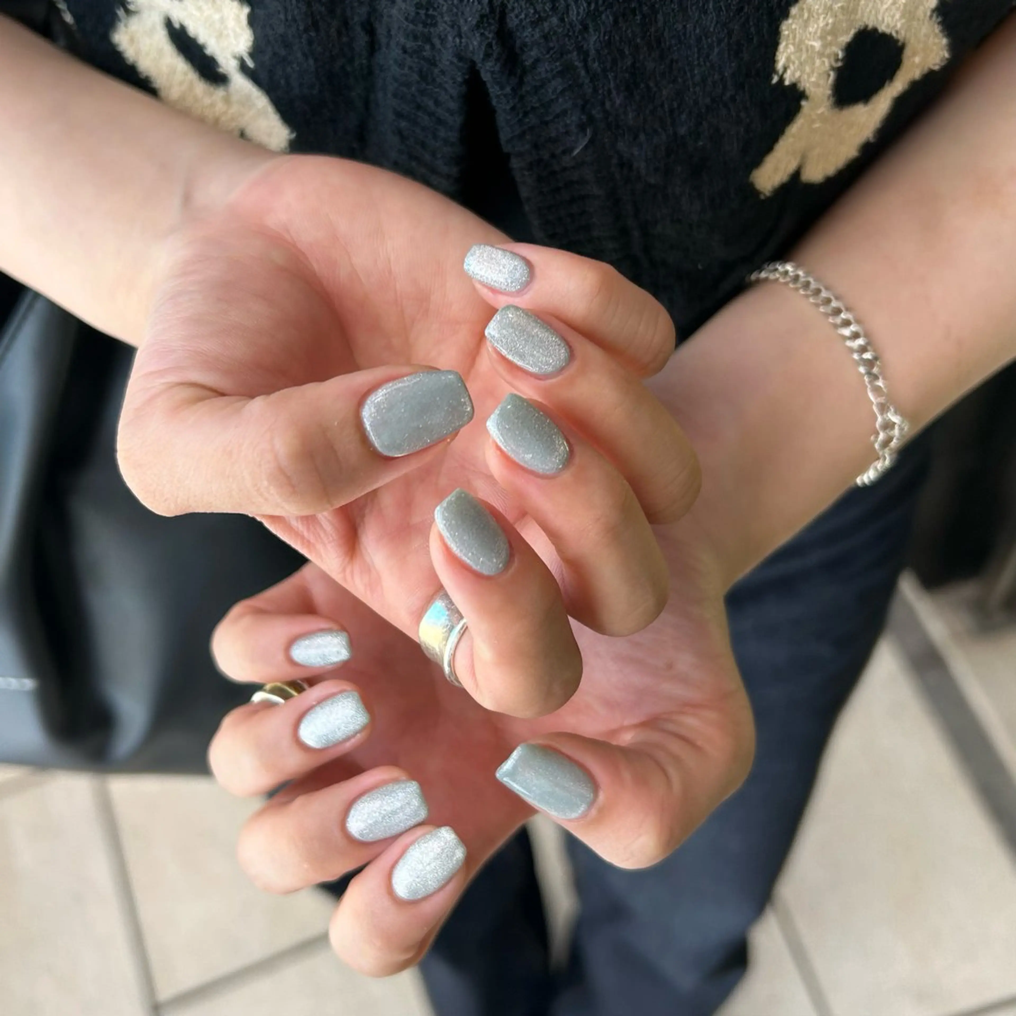 ネイル マグネットネイル ハンドネイル junna のぞいてねのネイルデザイン