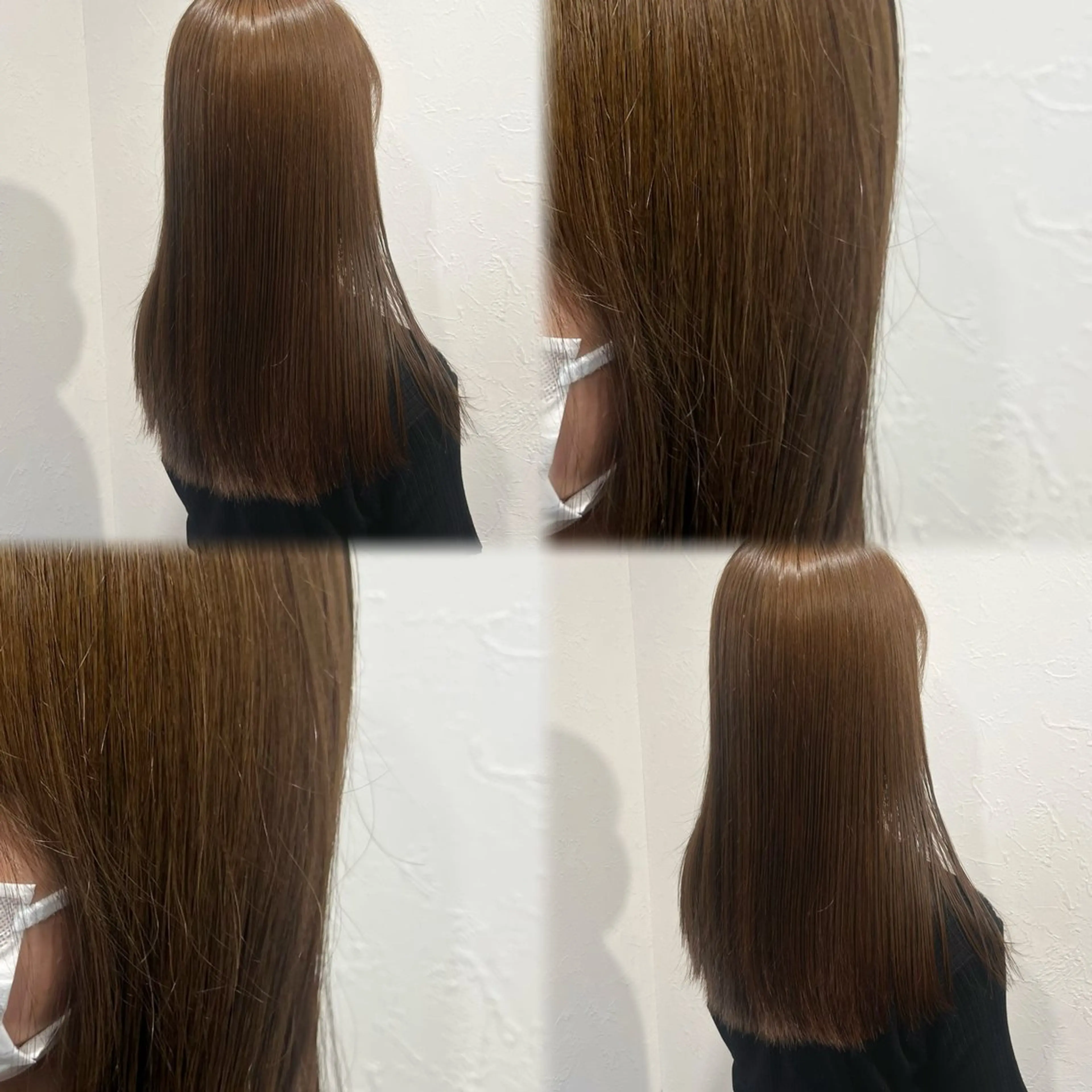 セミロング カラー 髪質改善ストレート /暖色カラー🎀🪞のヘアスタイル