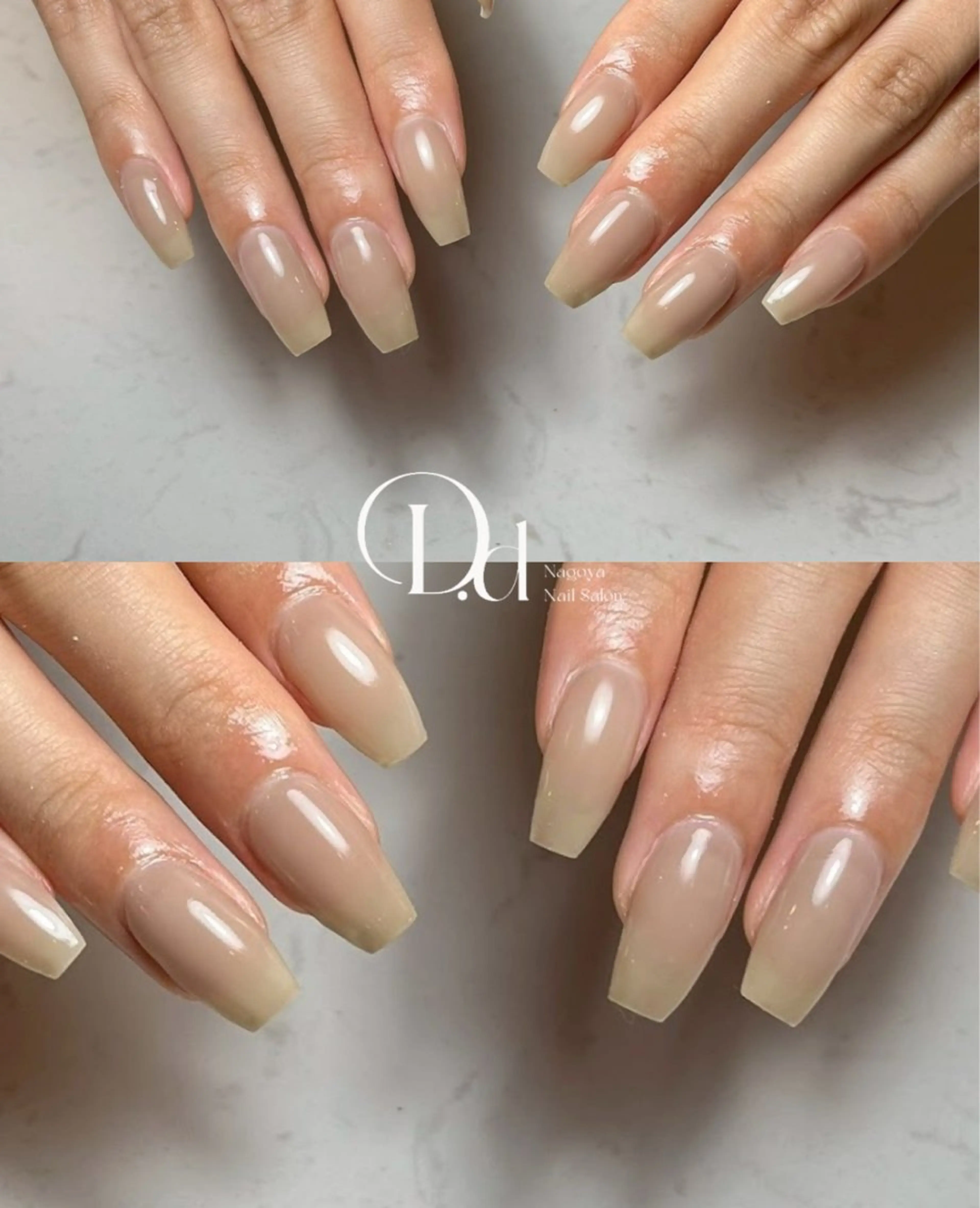 🩵オフあり🩵ワンカラーorラメグラネイル💅の写真