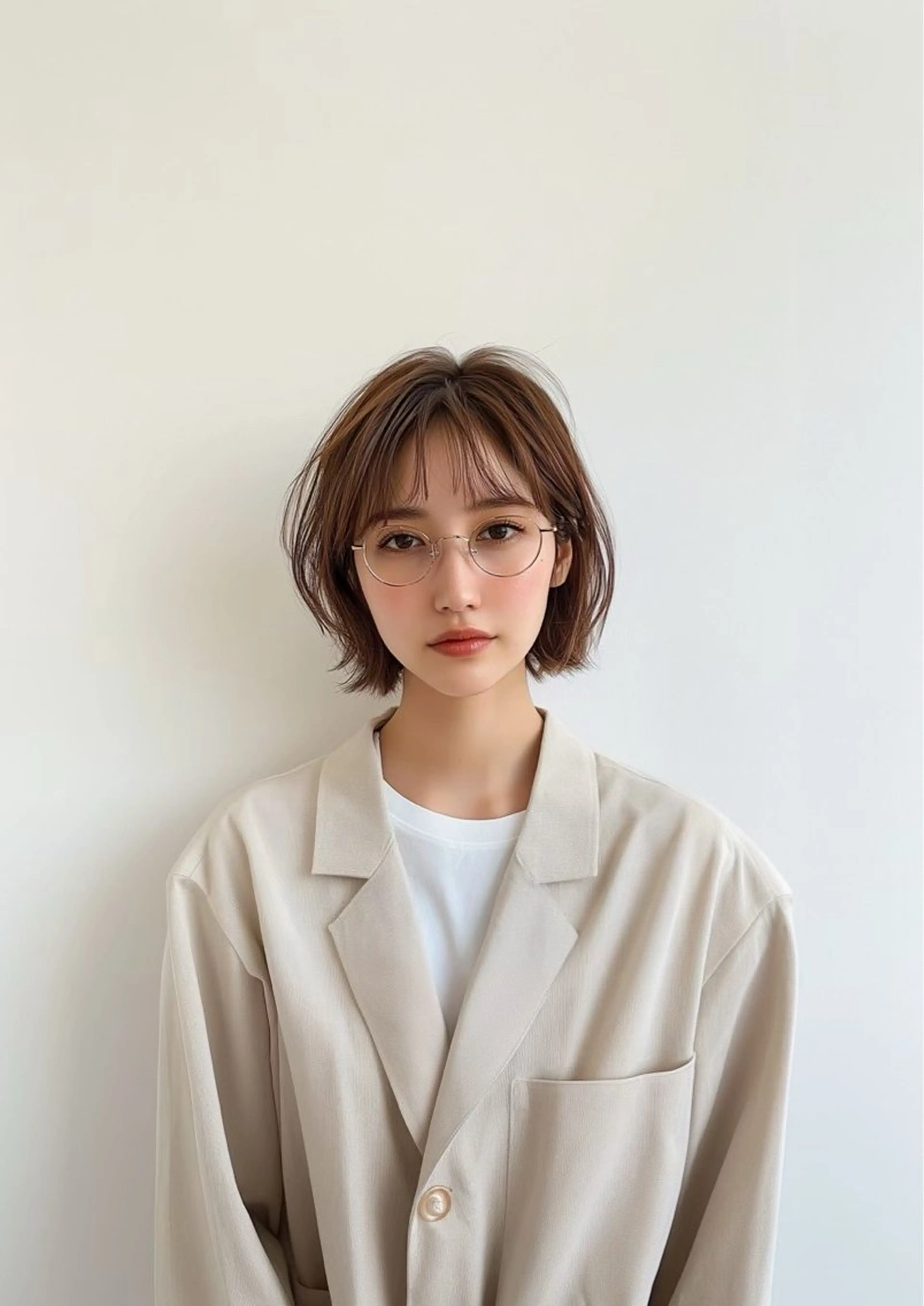 ショート パーマ 韓国レイヤーカット/ 美髪矯正/YUIのヘアスタイル