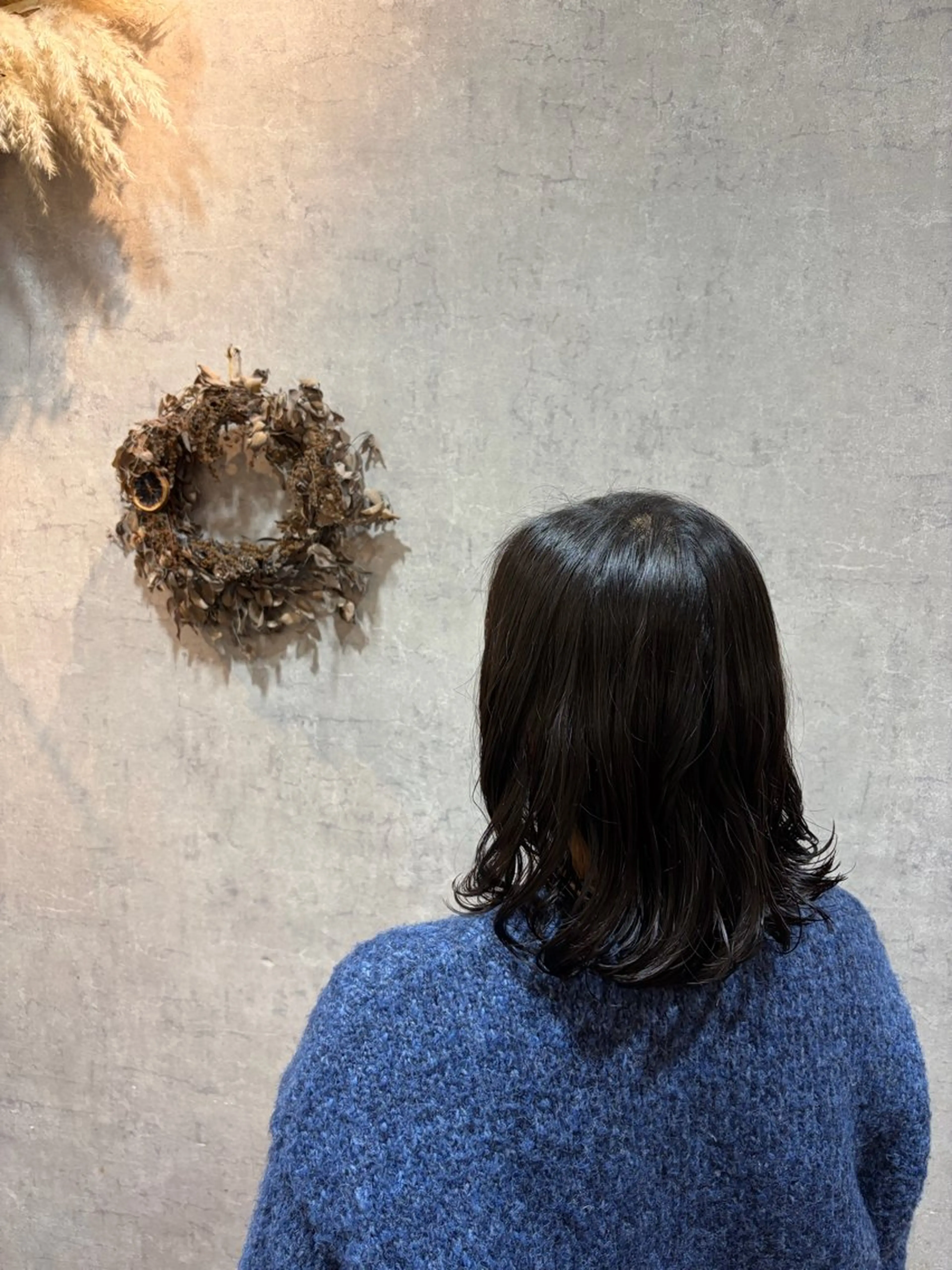 ミディアム カット パーマ 下山 萌華のヘアスタイル