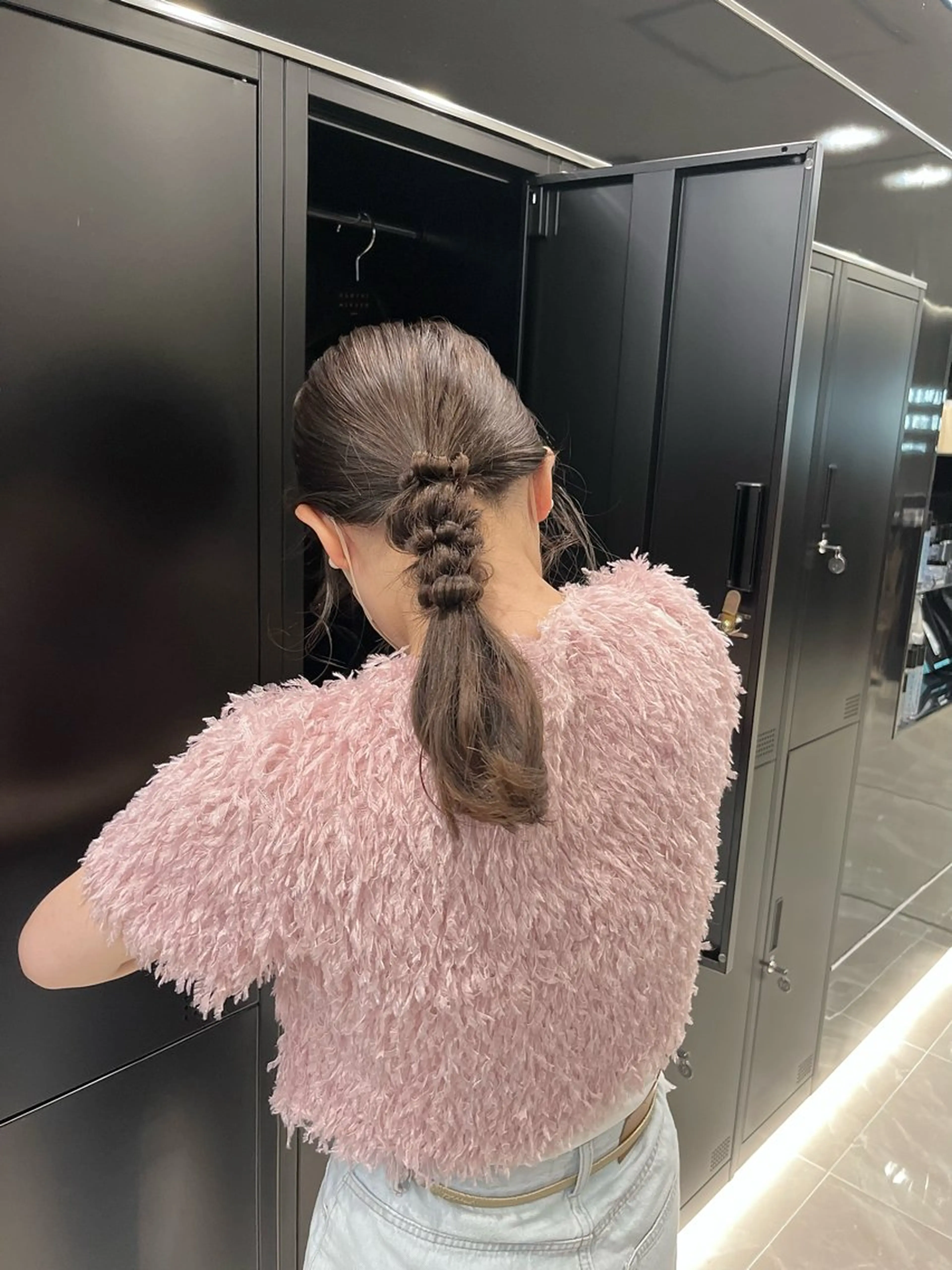 セミロング ヘアアレンジ ウスイマイコ カット/ケアカラーのヘアスタイル