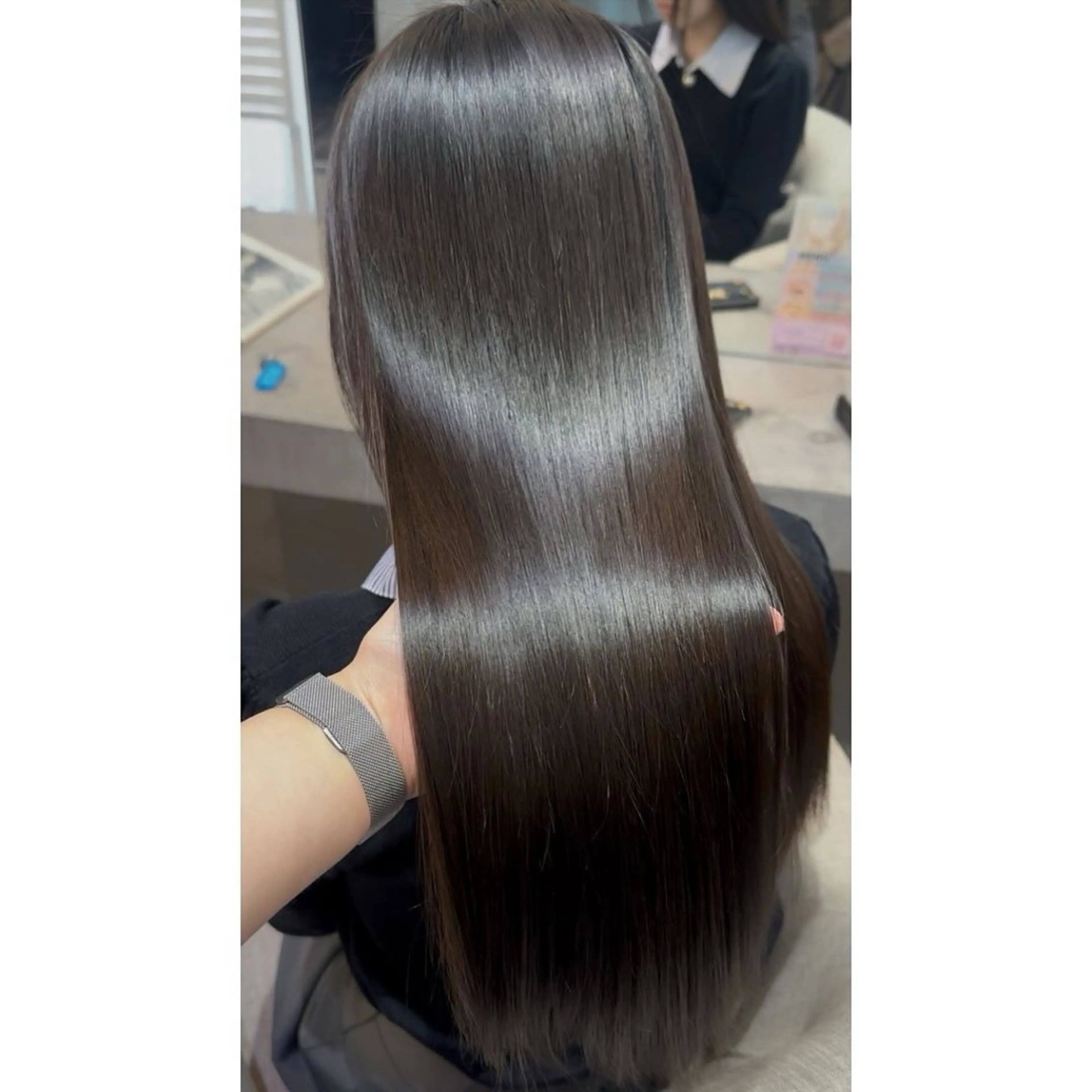 🌧️艶髪髪質改善縮毛矯正🌧️×✂️小顔似合わせカット✂️くせやうねりが気になる方、梅雨の時期にオススメ❄️🩵池袋の写真