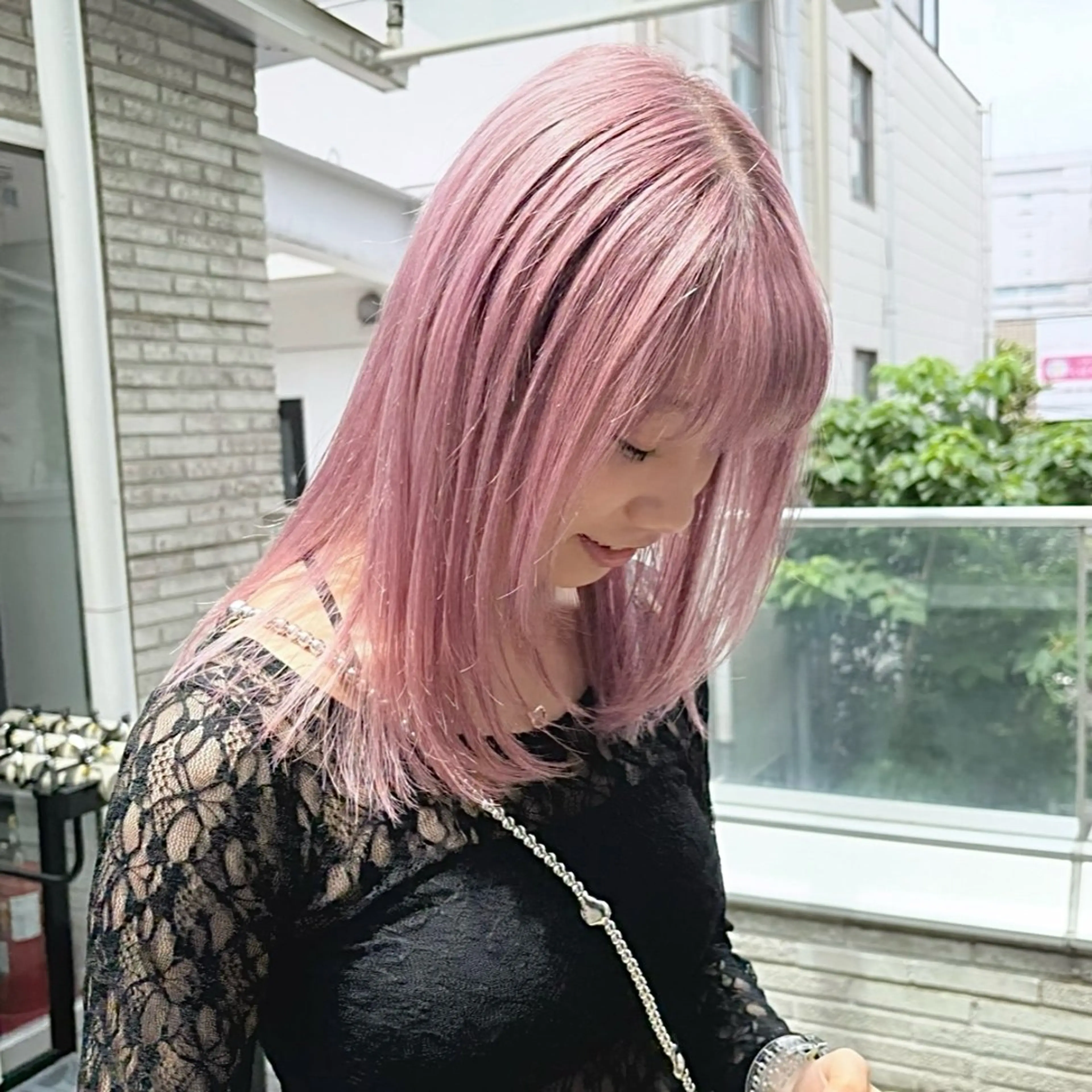 ミディアム カラー 🍎ハイトーンカラー /MANA🍎のヘアスタイル