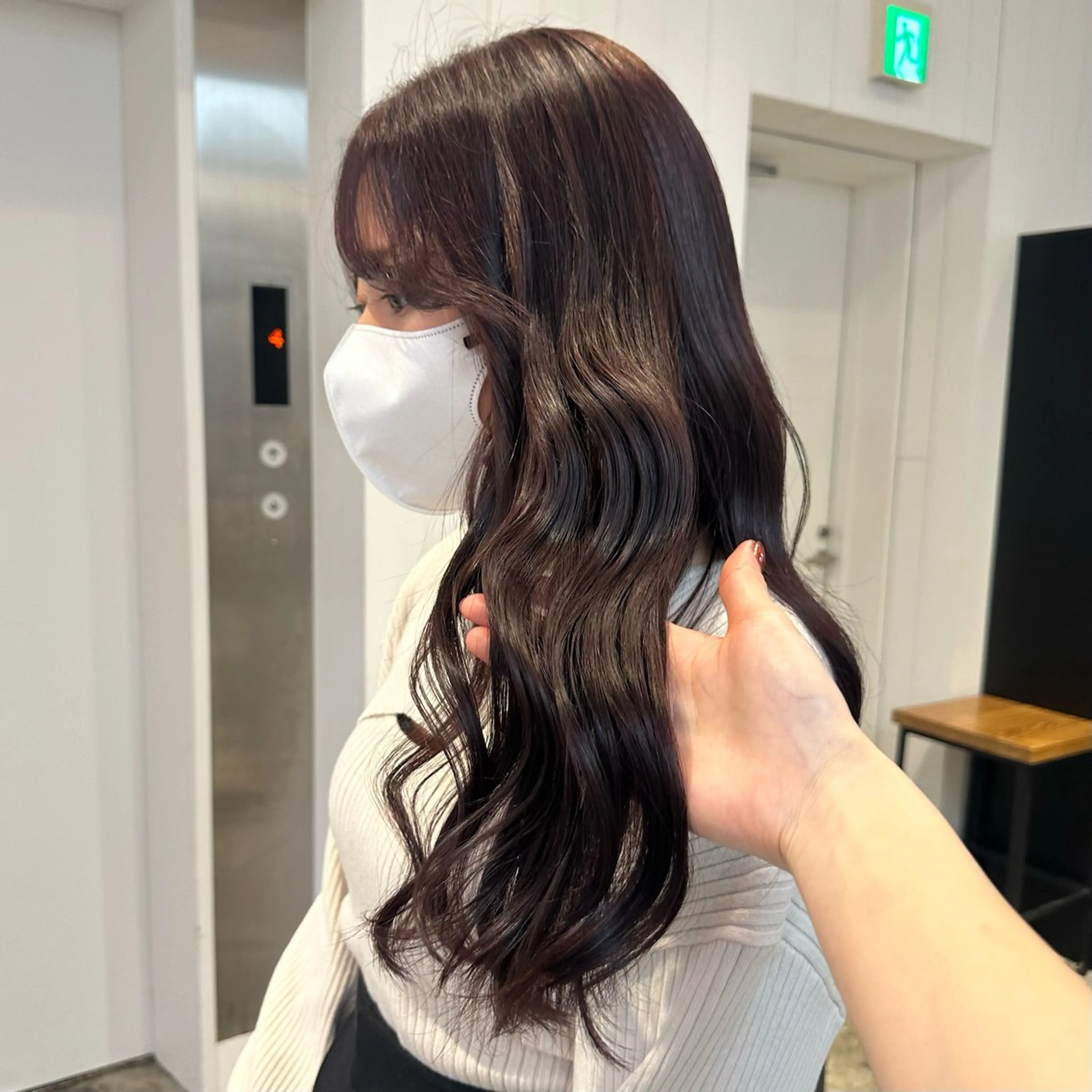 カラー Haruka 🎀暖色カラーのヘアスタイル