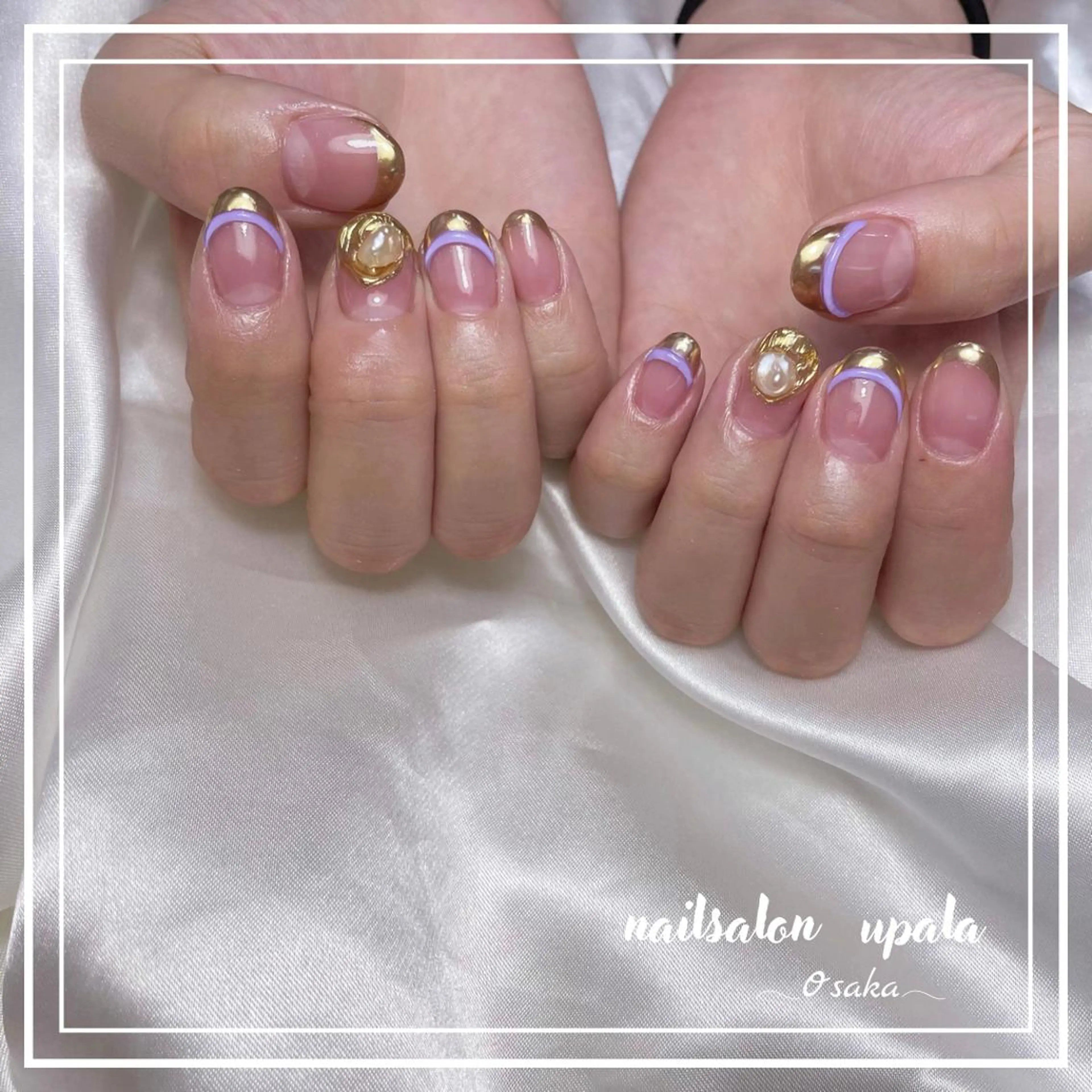 ネイル フットネイル フレンチネイル ミラーネイル ニュアンスネイル 夏ネイル ハンドネイル upala Mayukoのネイルデザイン