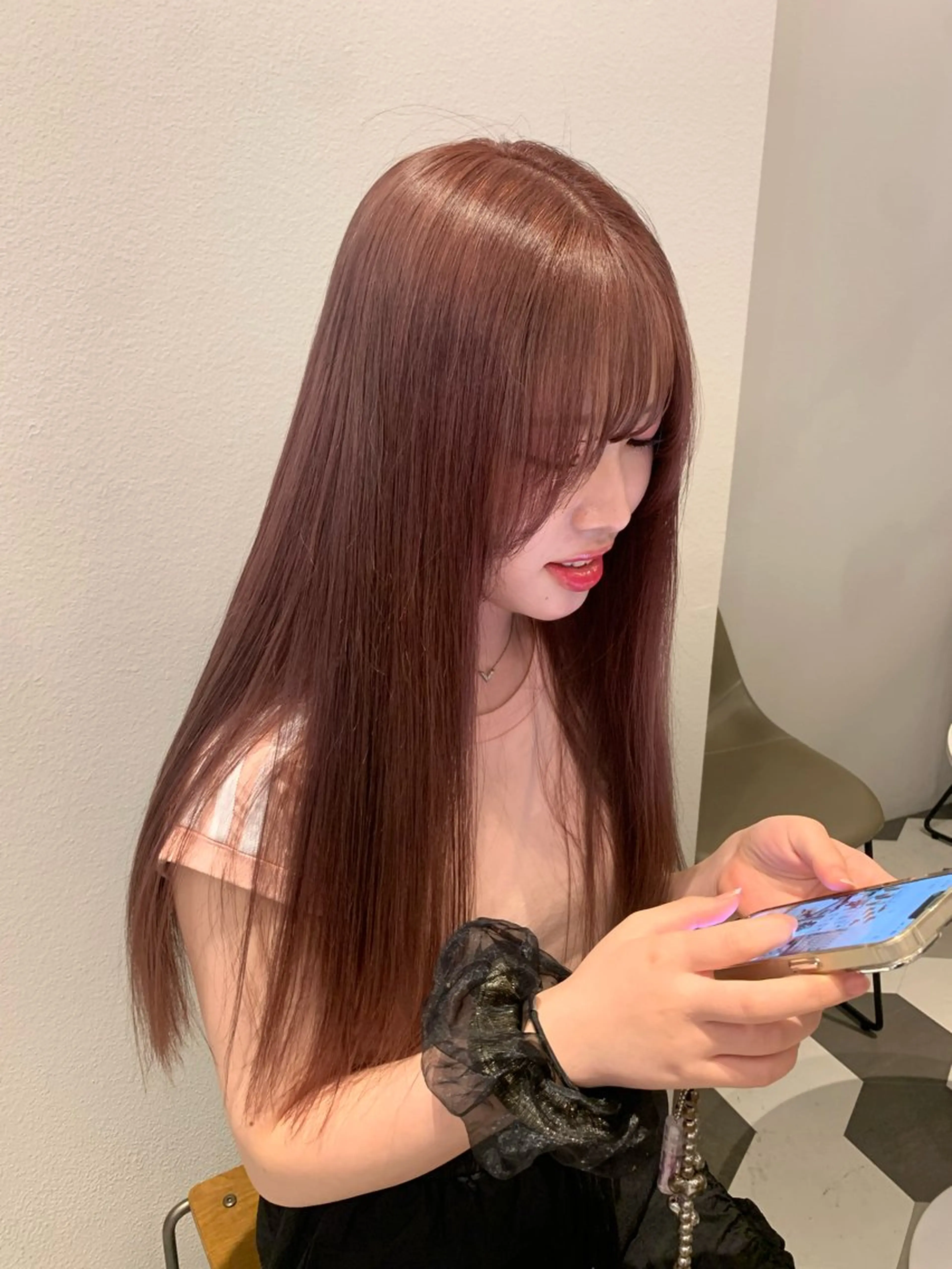 ロング カラー ブリーチ/アレンジ 天満/chihiroのヘアスタイル