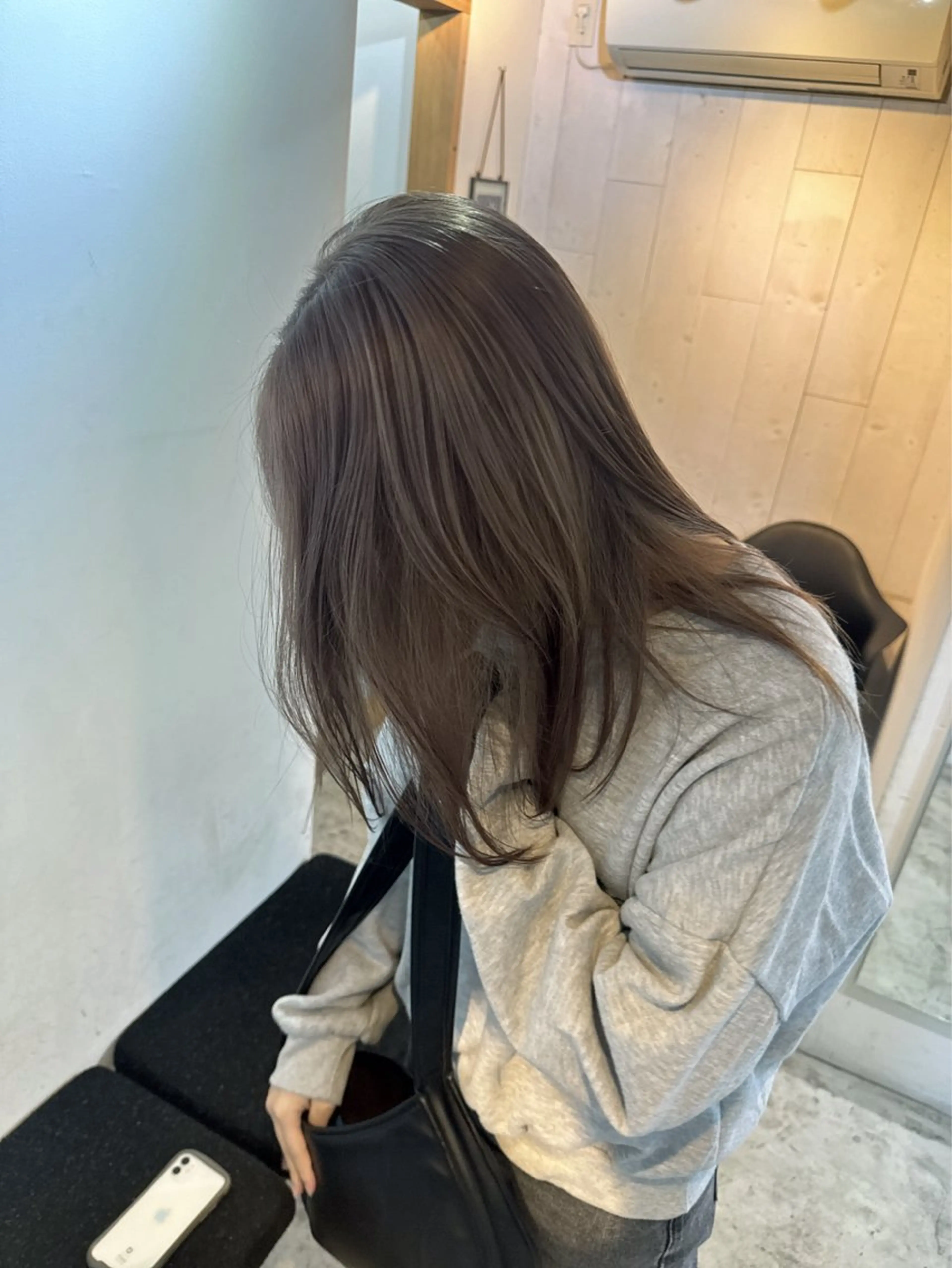 ミディアム カラー Rico / bob/グレージュのヘアスタイル