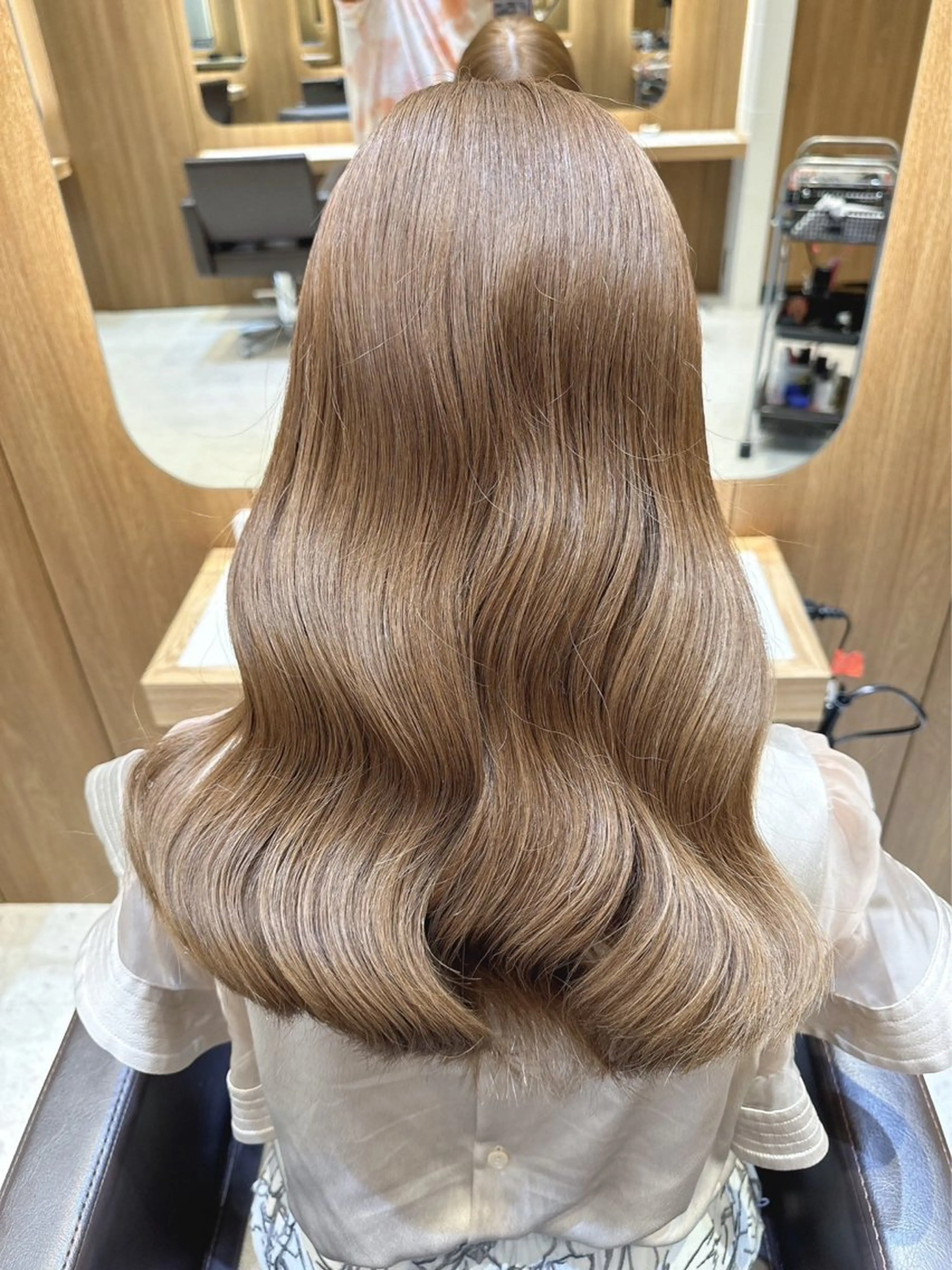 セミロング ピンクブラウン パープルカラー エクステ 髪質改善 ヘアカラー エクステ/髪質改善 🖤RYUSEI🖤のヘアスタイル