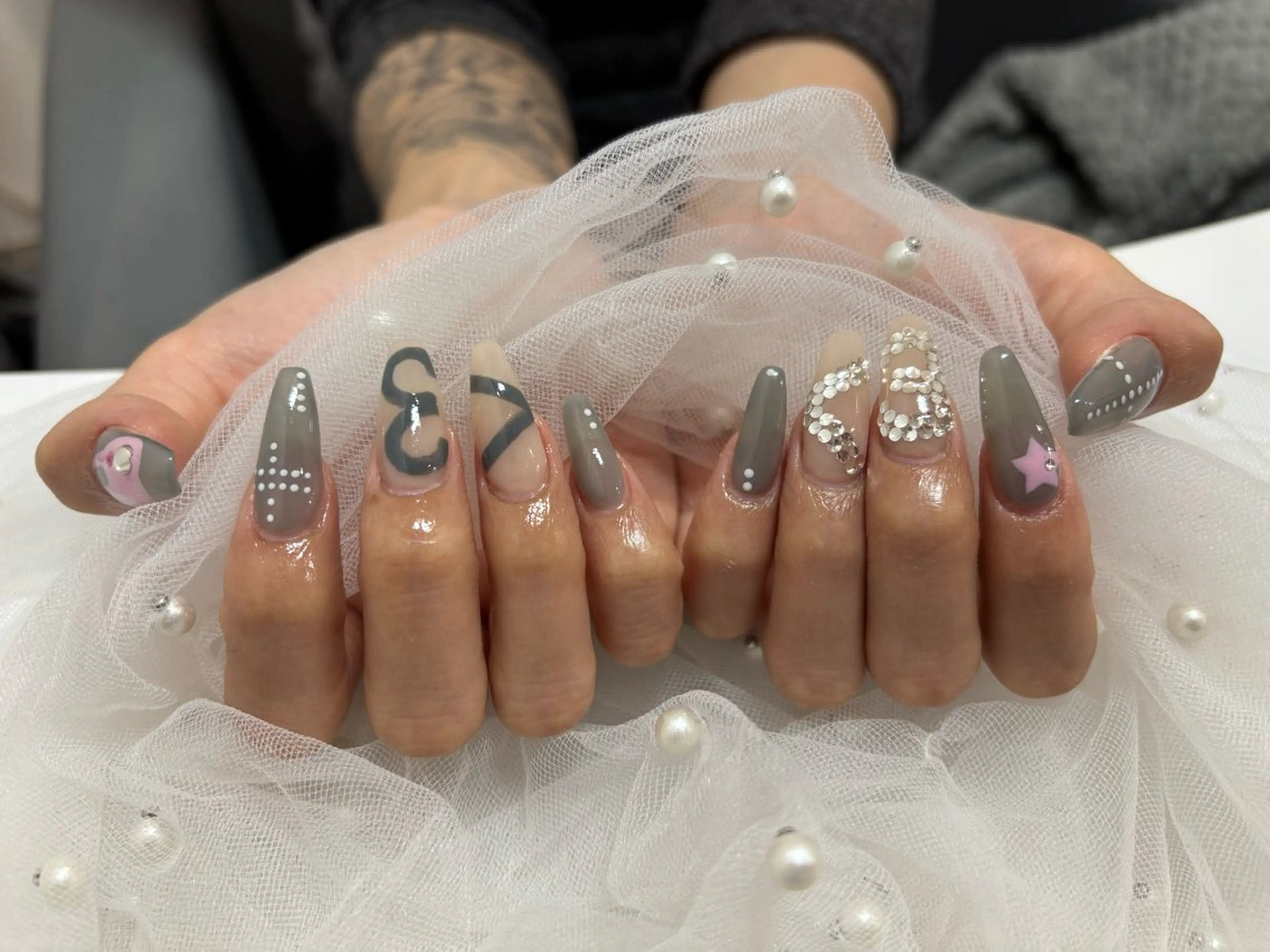 ネイル ＿WHITE+南海難波店所属・_WHITE+ 南海難波店のネイルデザイン