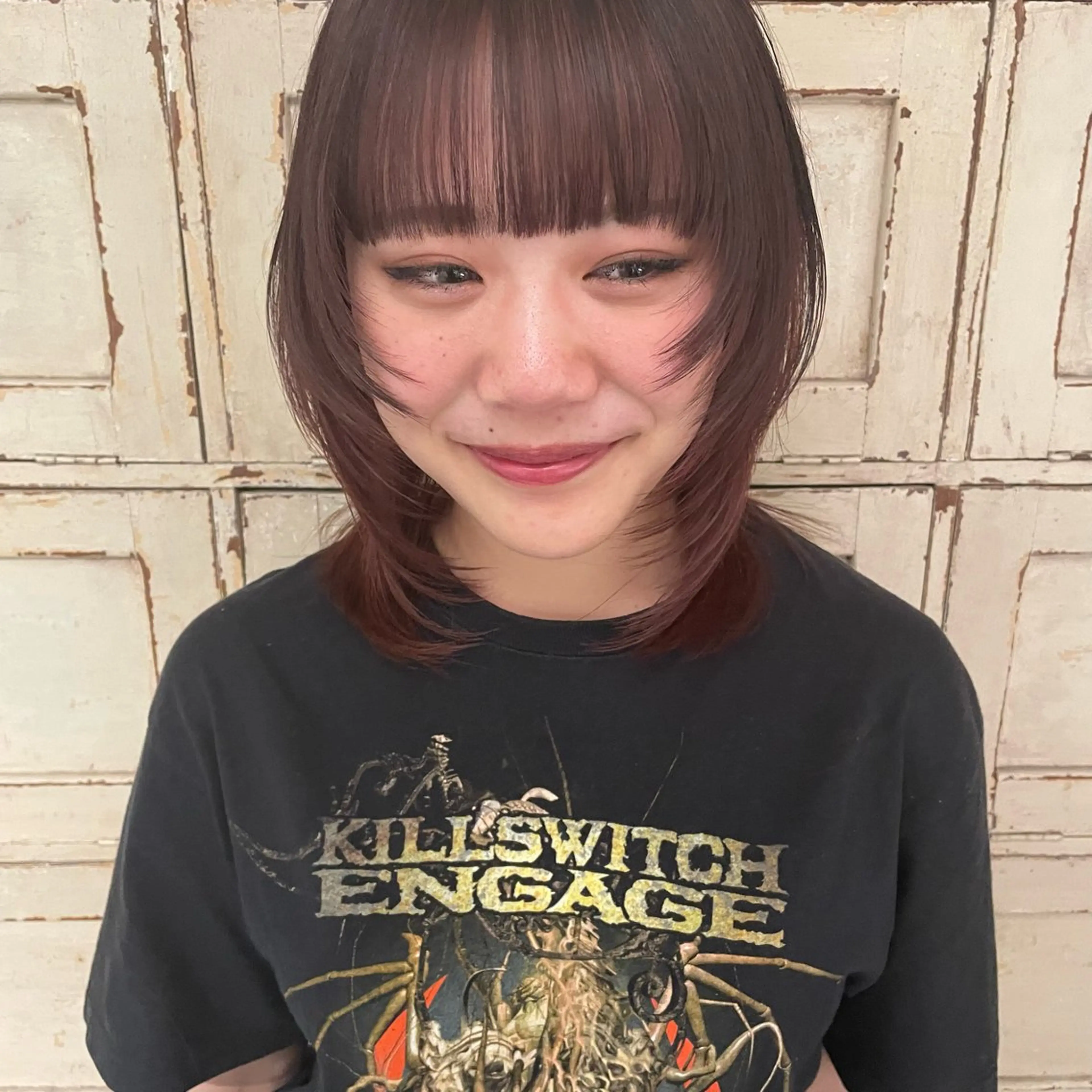 ミディアム カット RorriM natsuのヘアスタイル