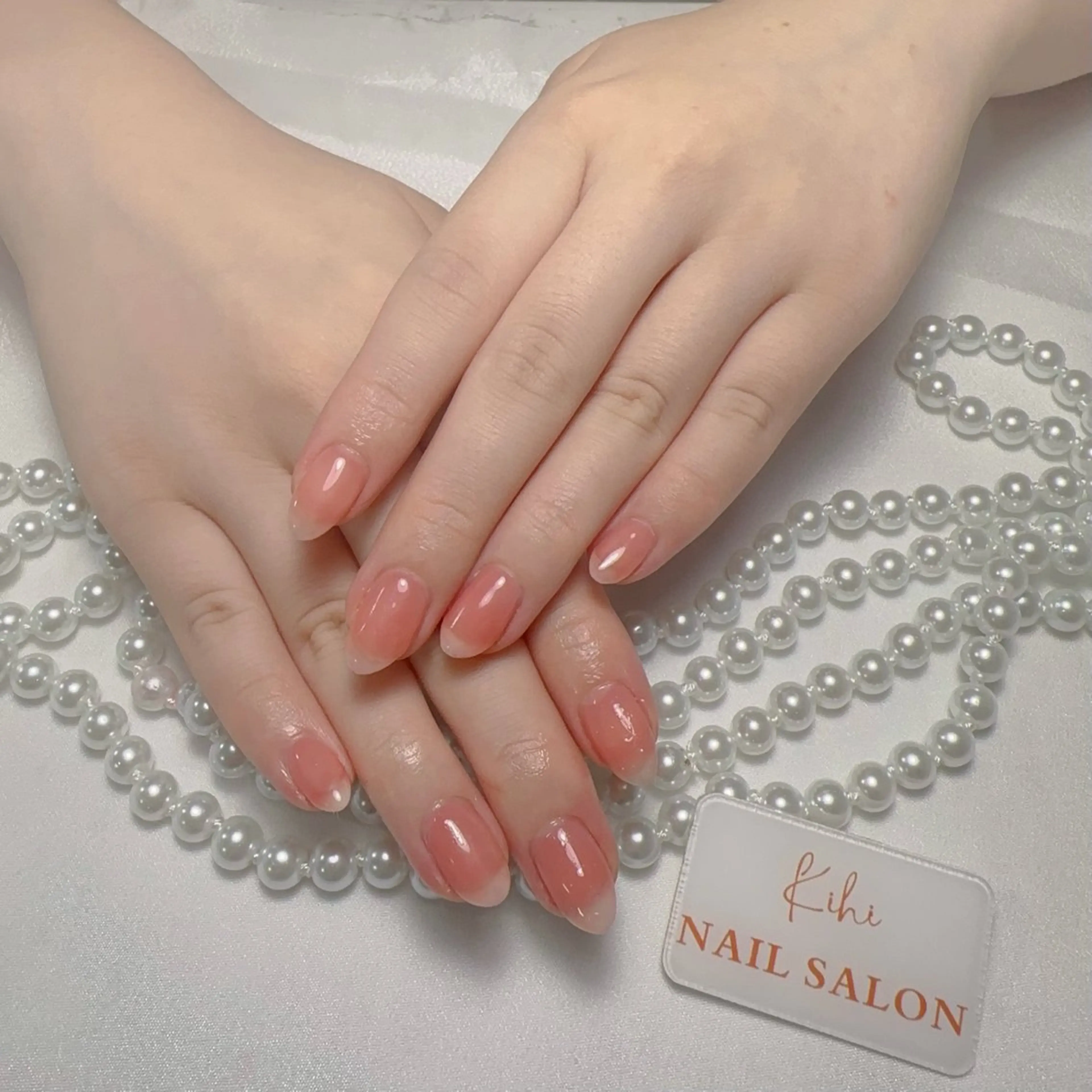 ネイル アートネイル フレンチネイル ジェルネイル グラデーション 韓国ネイル ハンドネイル 💕鈴木ユリ パラジェル/オフ無料のネイルデザイン