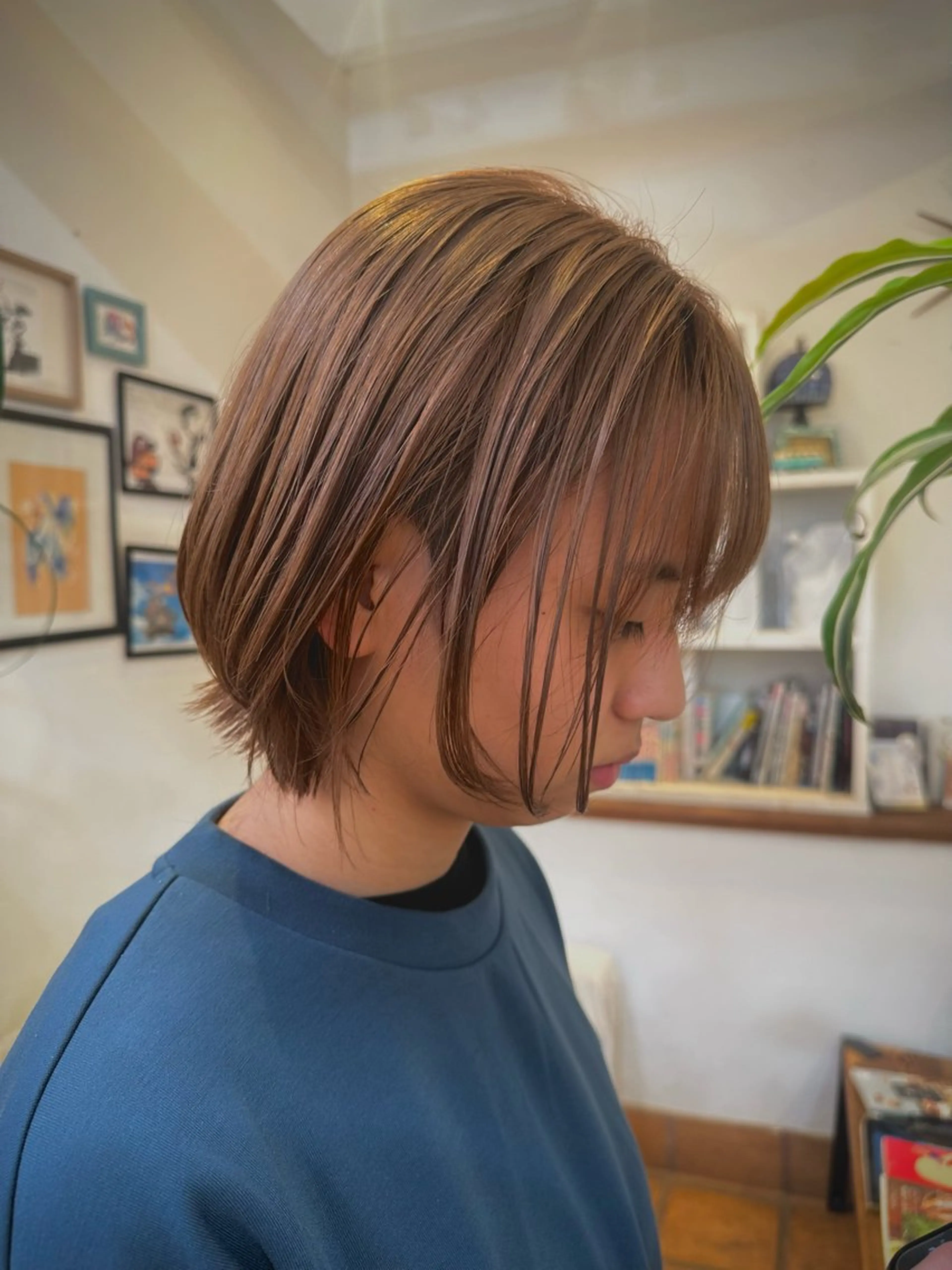 【レディース・ボブ、ショート限定】カット＋カラー＋トリートメント🌱の写真