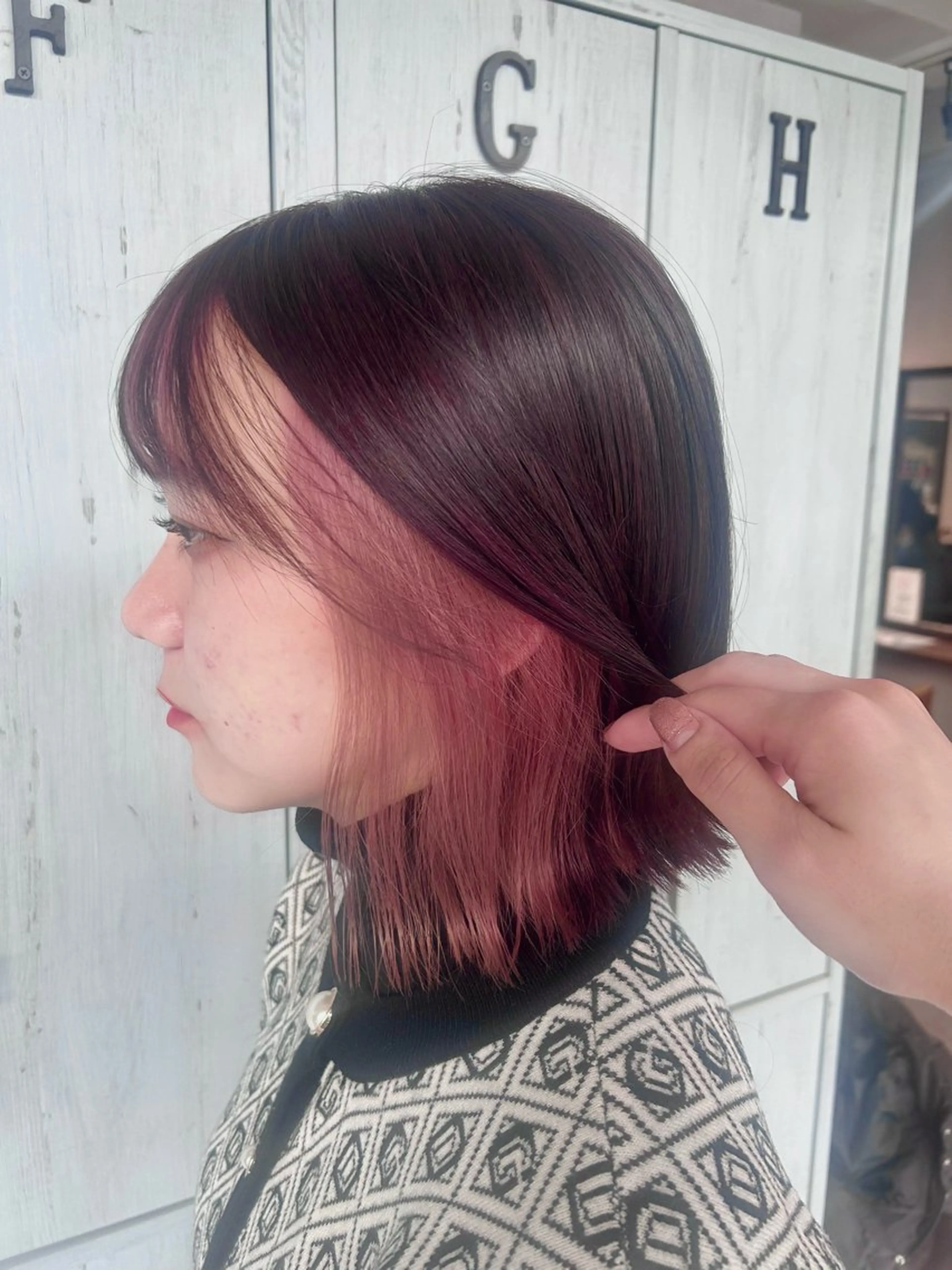 ミディアム LIFE下通 Miyuuのヘアスタイル