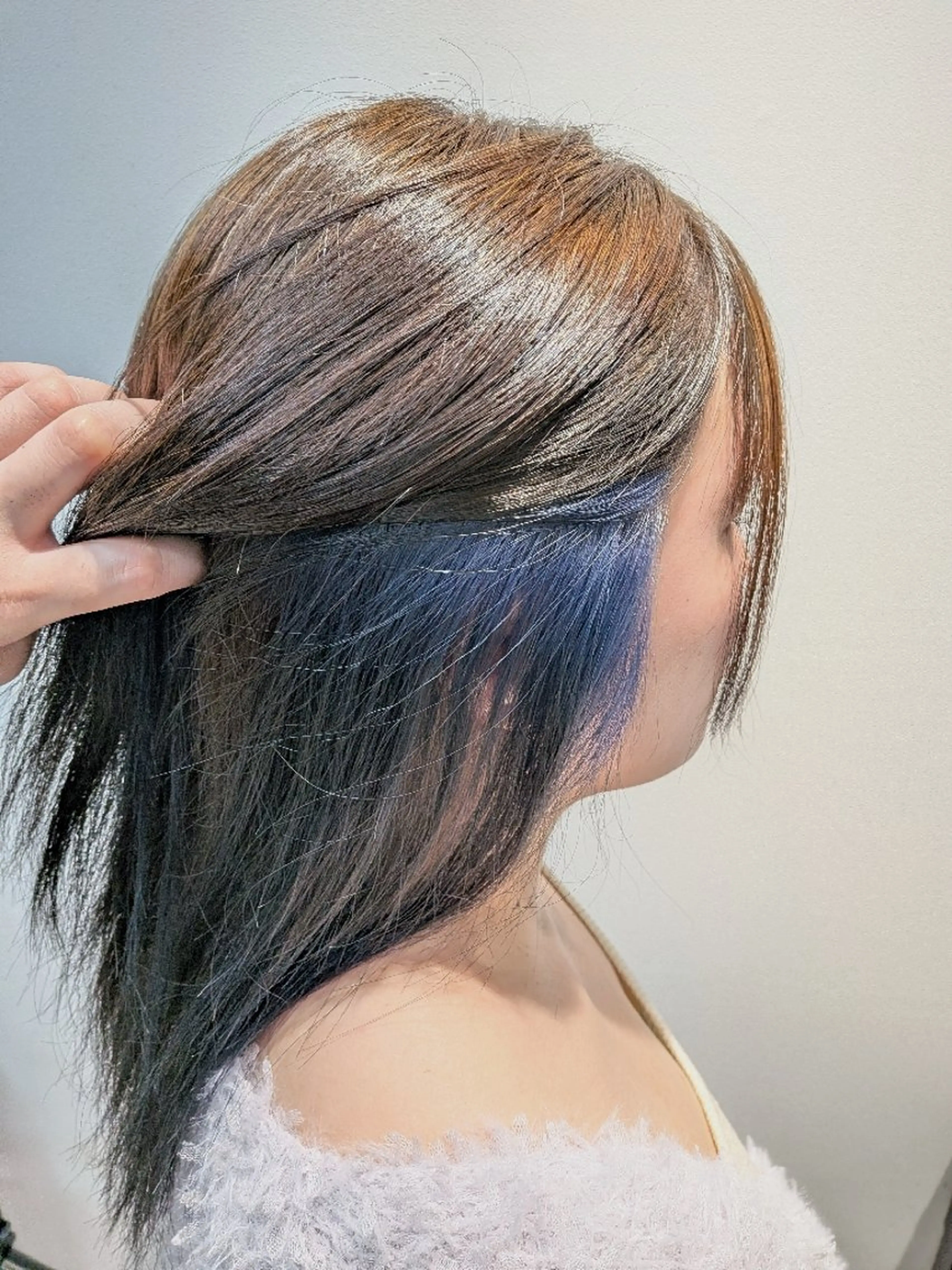 Wカラー (ブリーチ + ワンカラー) (トリートメント無しver.)の写真