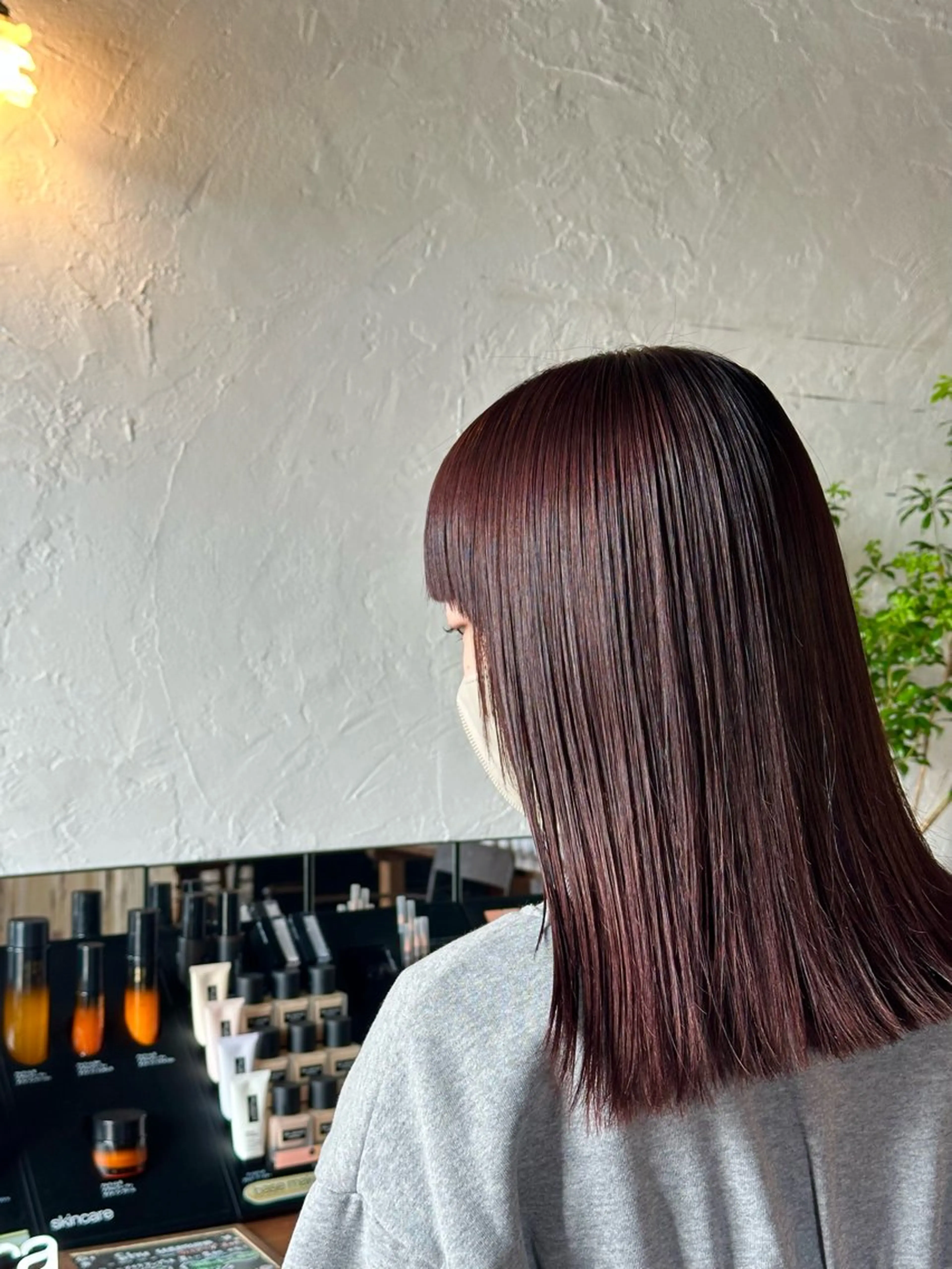 ミディアム カラー レッドカラー 🦖ノザワ リンカ🦖のヘアスタイル