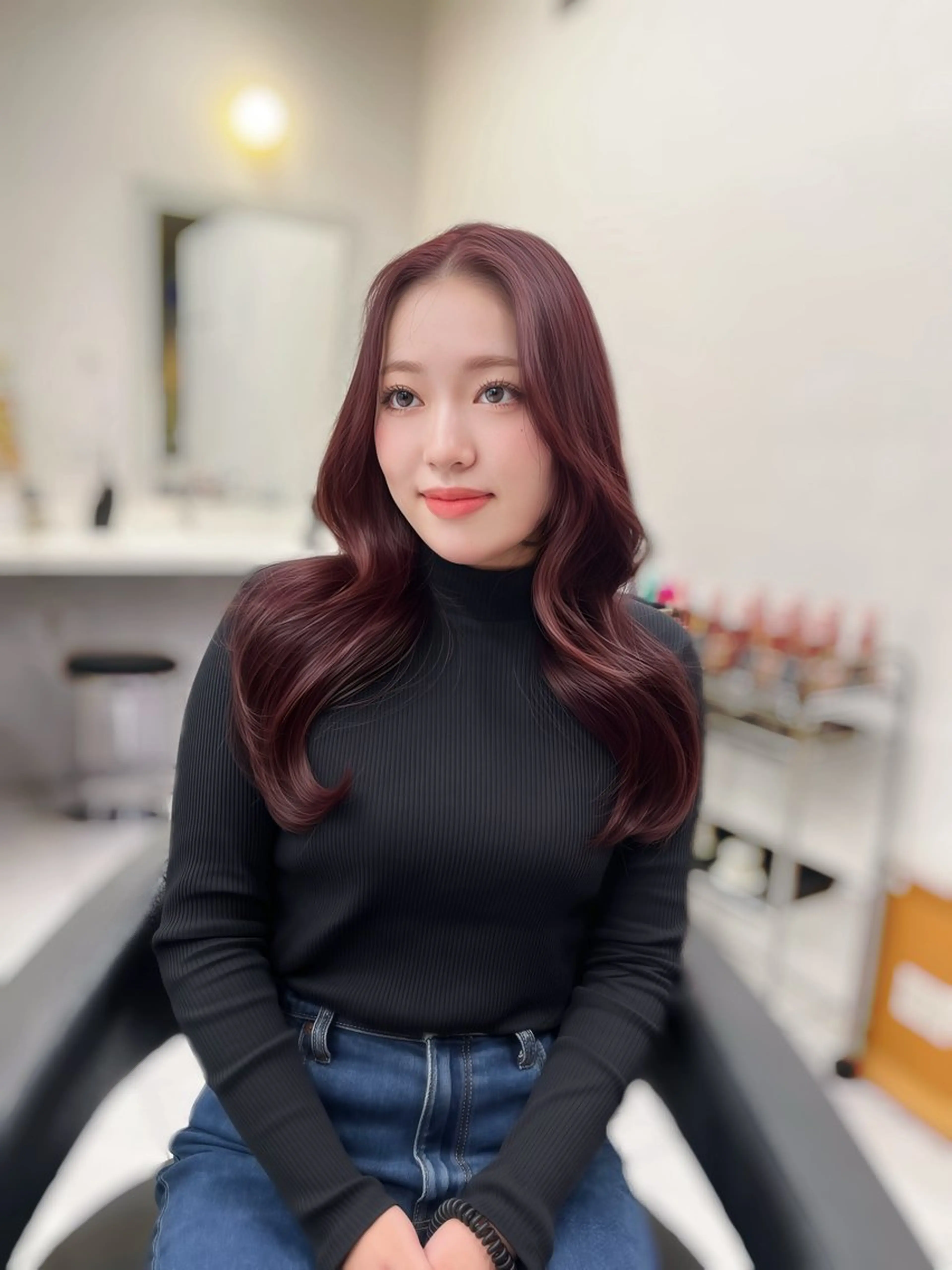 カラー ヘアカラー トリートメント 🥀韓流暖色ヘア 🥀yuzukiのヘアスタイル