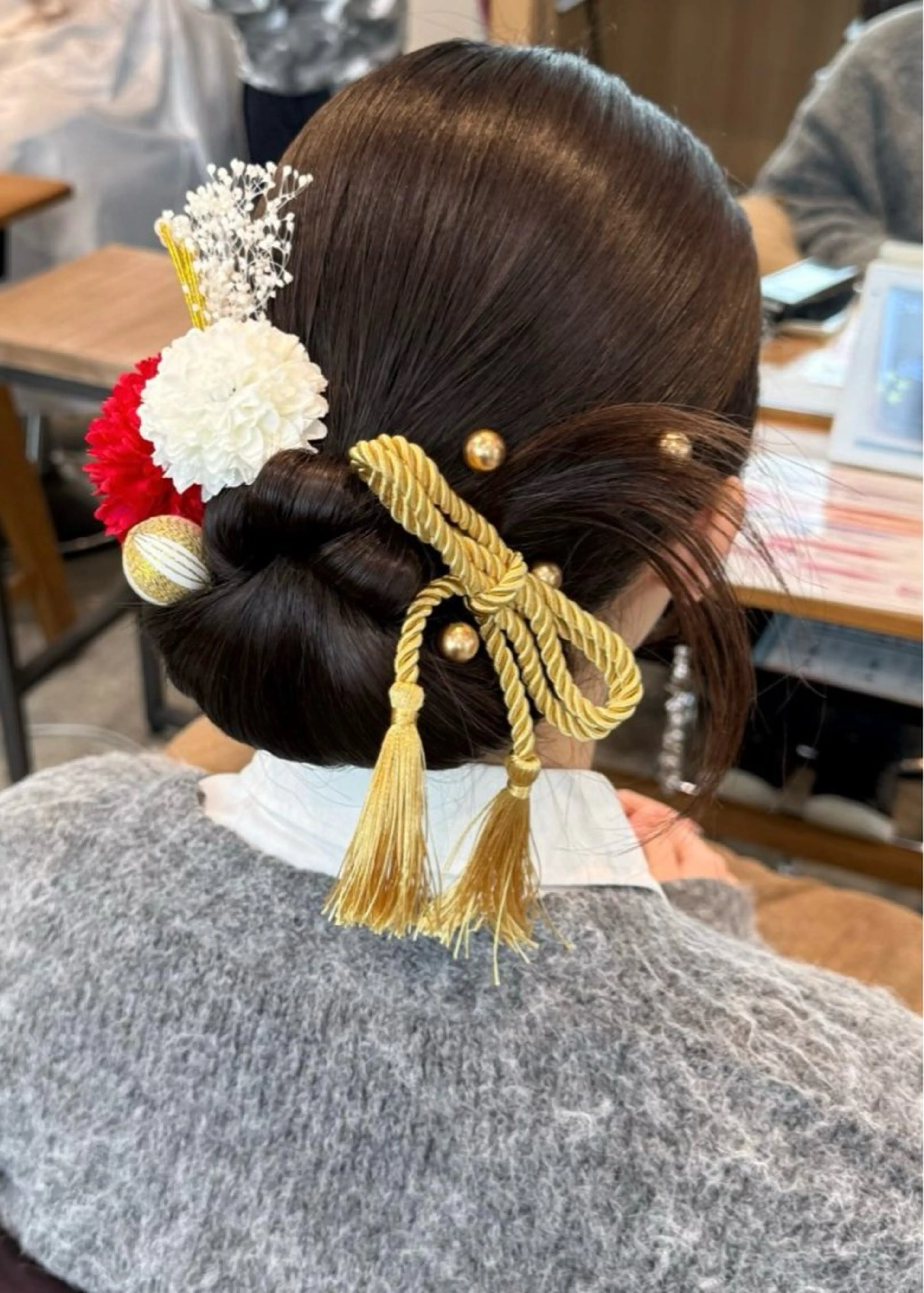 ヘアアレンジ ヘアセット ハイトーン/ダブル カラー/あやかのヘアスタイル