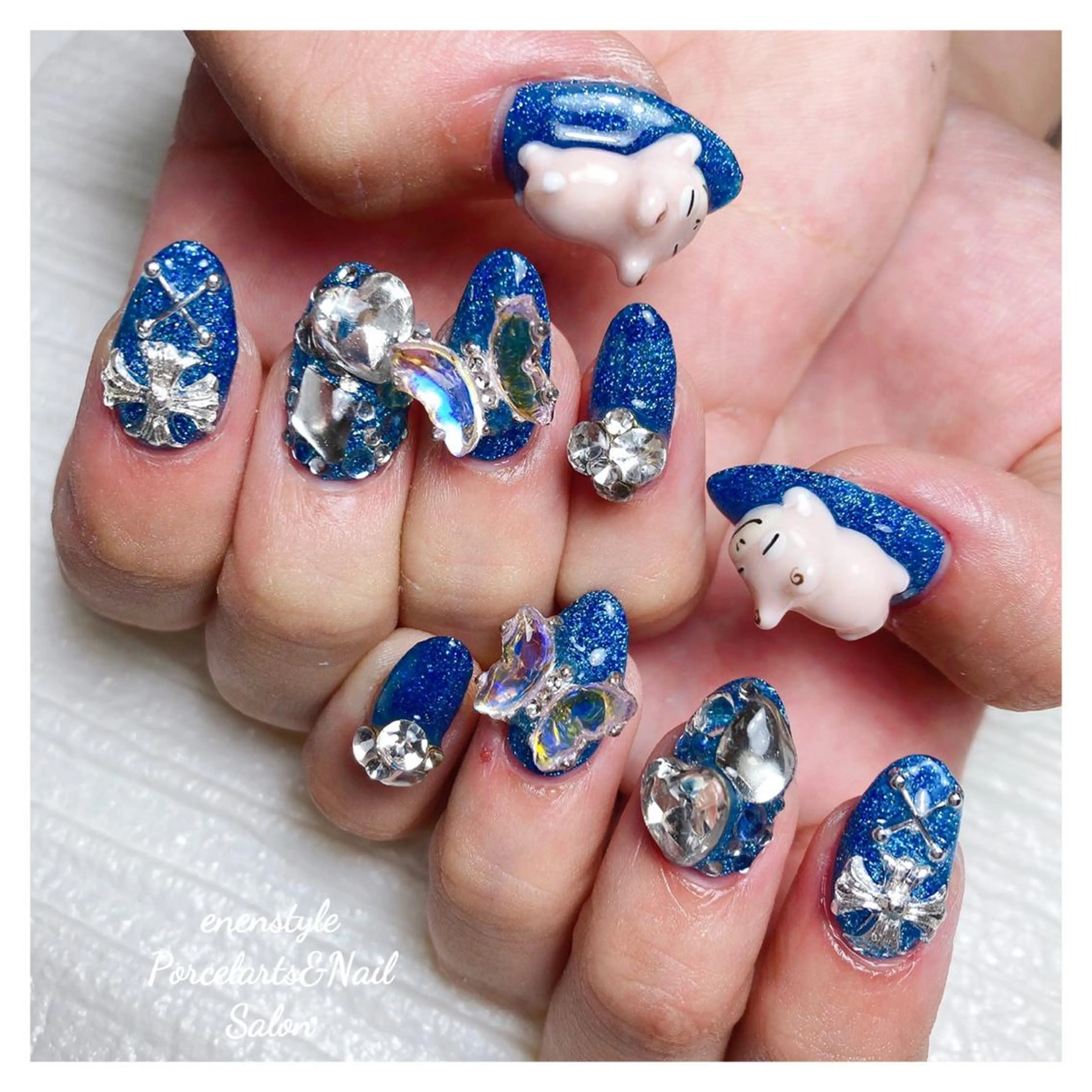 ミディアム ネイル 👑enen style👑のネイルデザイン