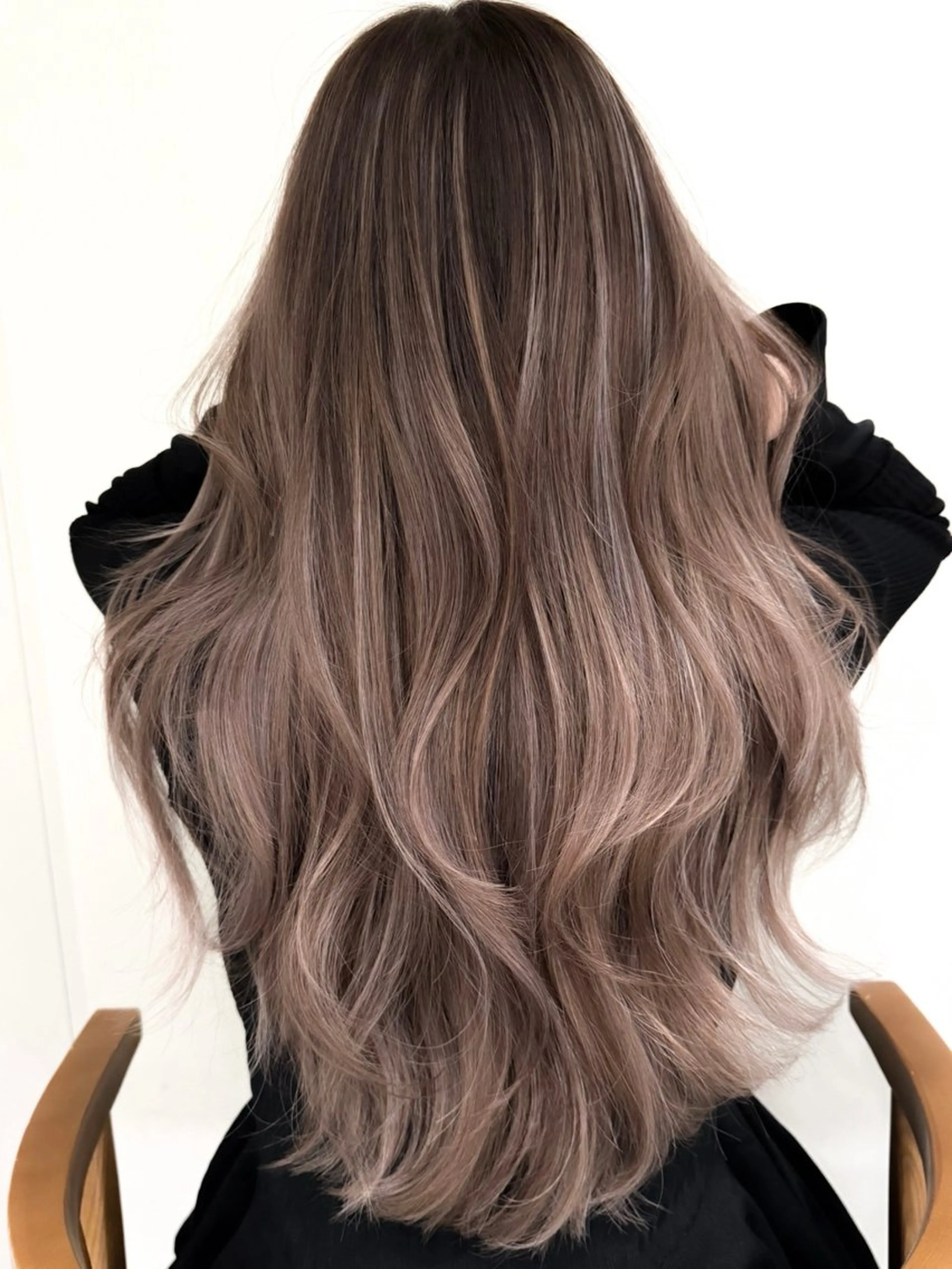 ロング カラー ヘアカラー ✨レイヤーカット/透 名感カラー特化✨のヘアスタイル