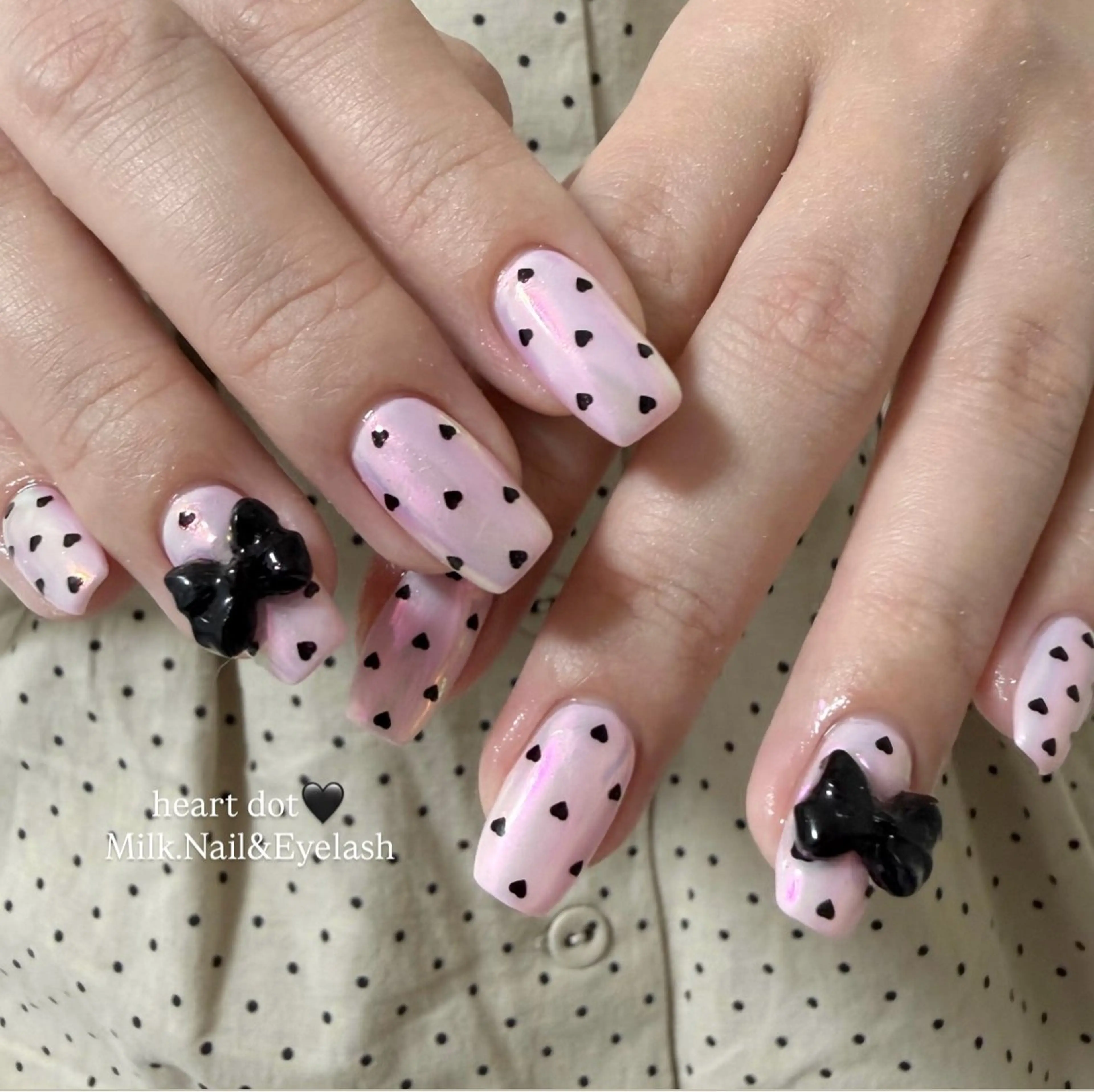 ネイル ハンドネイル MiLK.   Nail&Eyelash所属・MiLK. wakaのマツエク・マツパデザイン