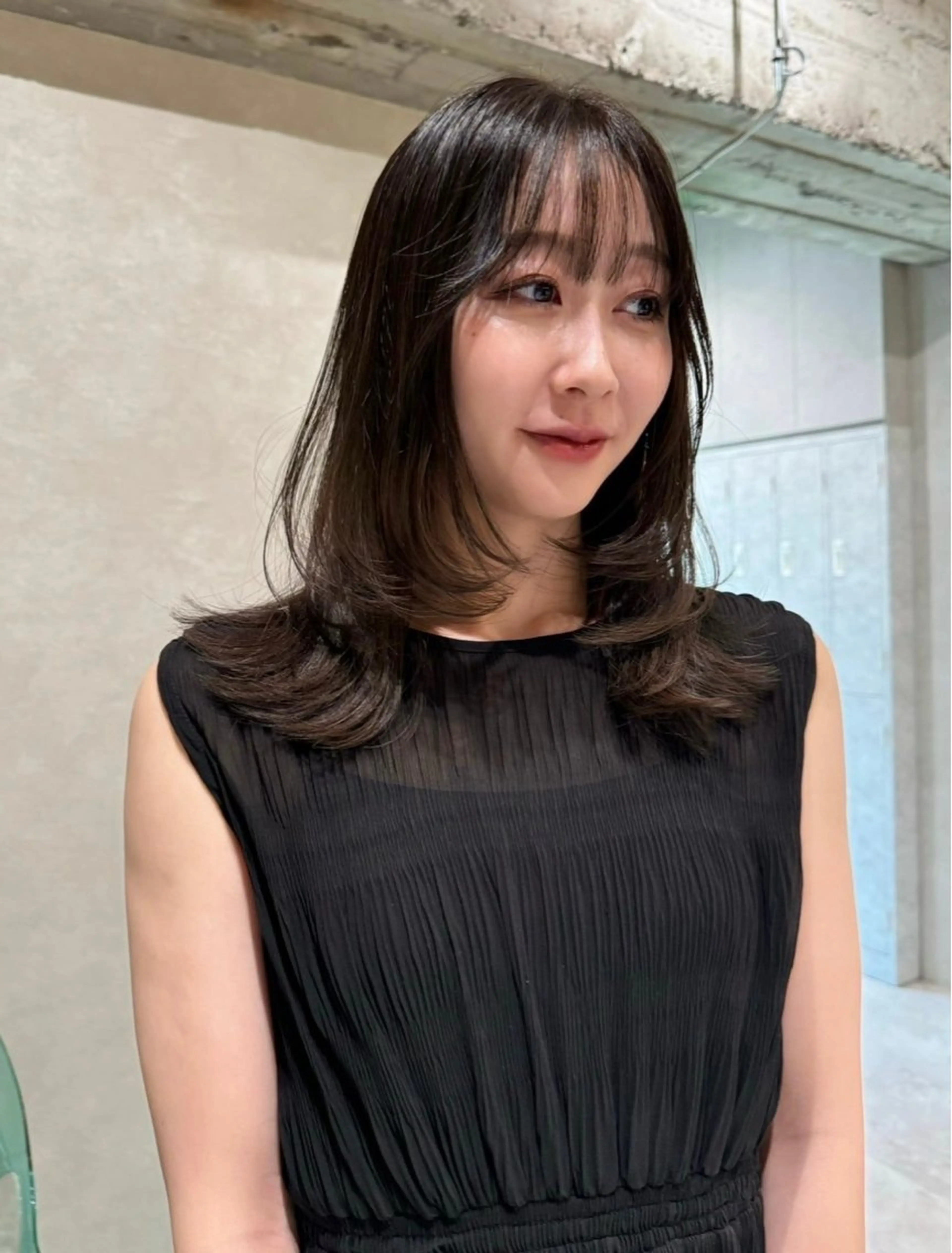 ミディアム カラー 韓国風ヘア レイヤーカット 韓国風艶カラー 🇰🇷🩶/REIのヘアスタイル