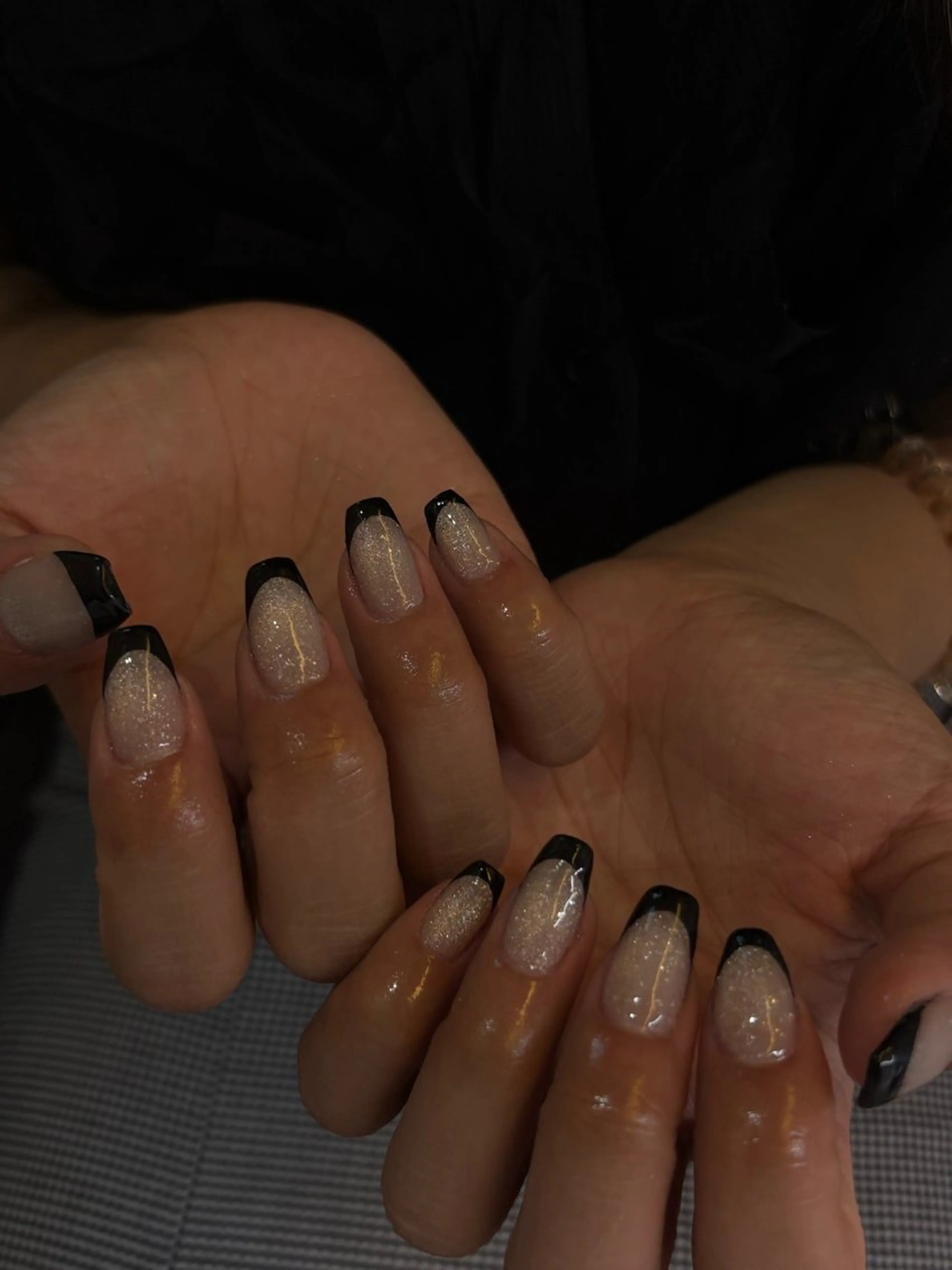 ネイル フレンチネイル マグネットネイル ハンドネイル mood mitsukiのネイルデザイン