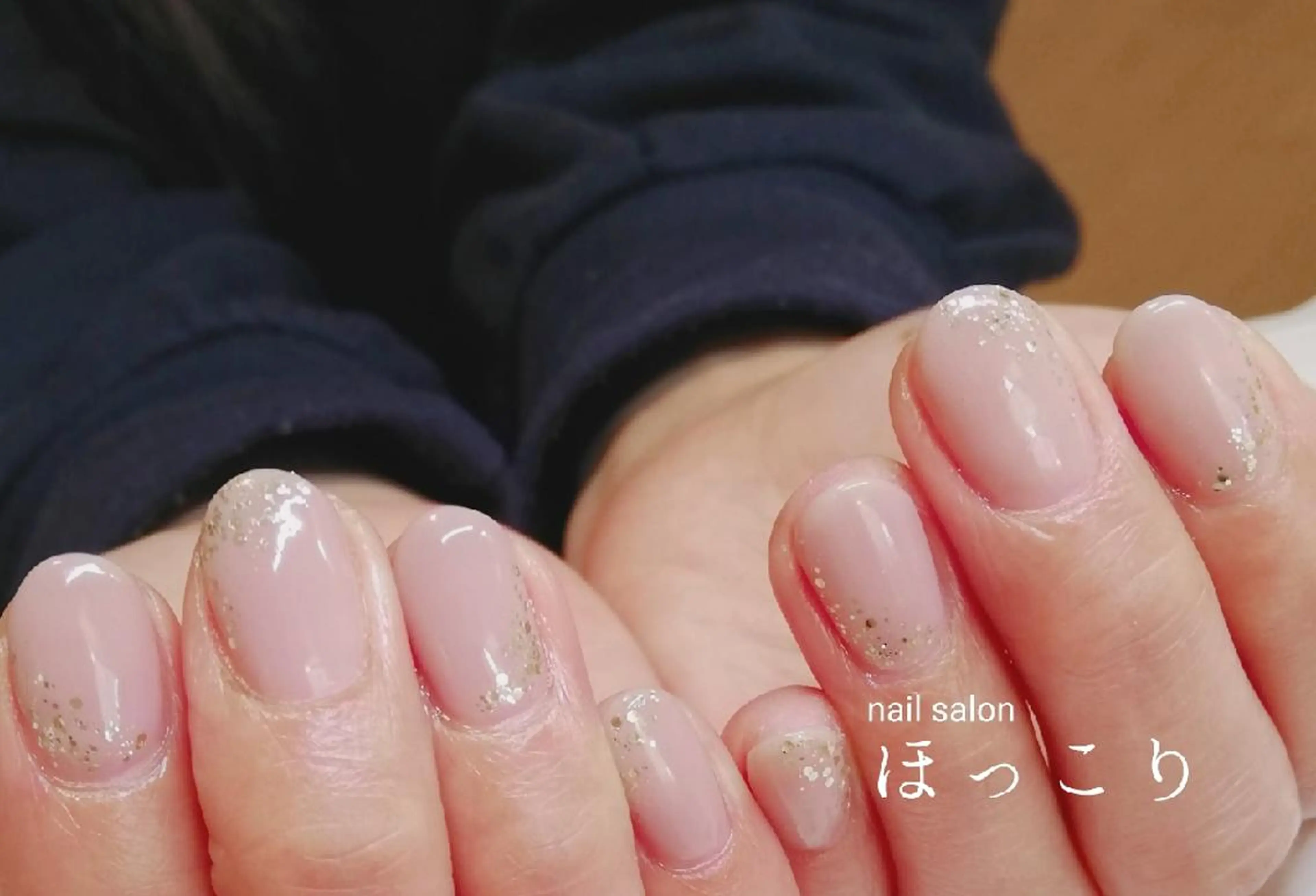 ネイル ラメ(グリッター) ハンドネイル ネイルサロンほっこり kanaのネイルデザイン