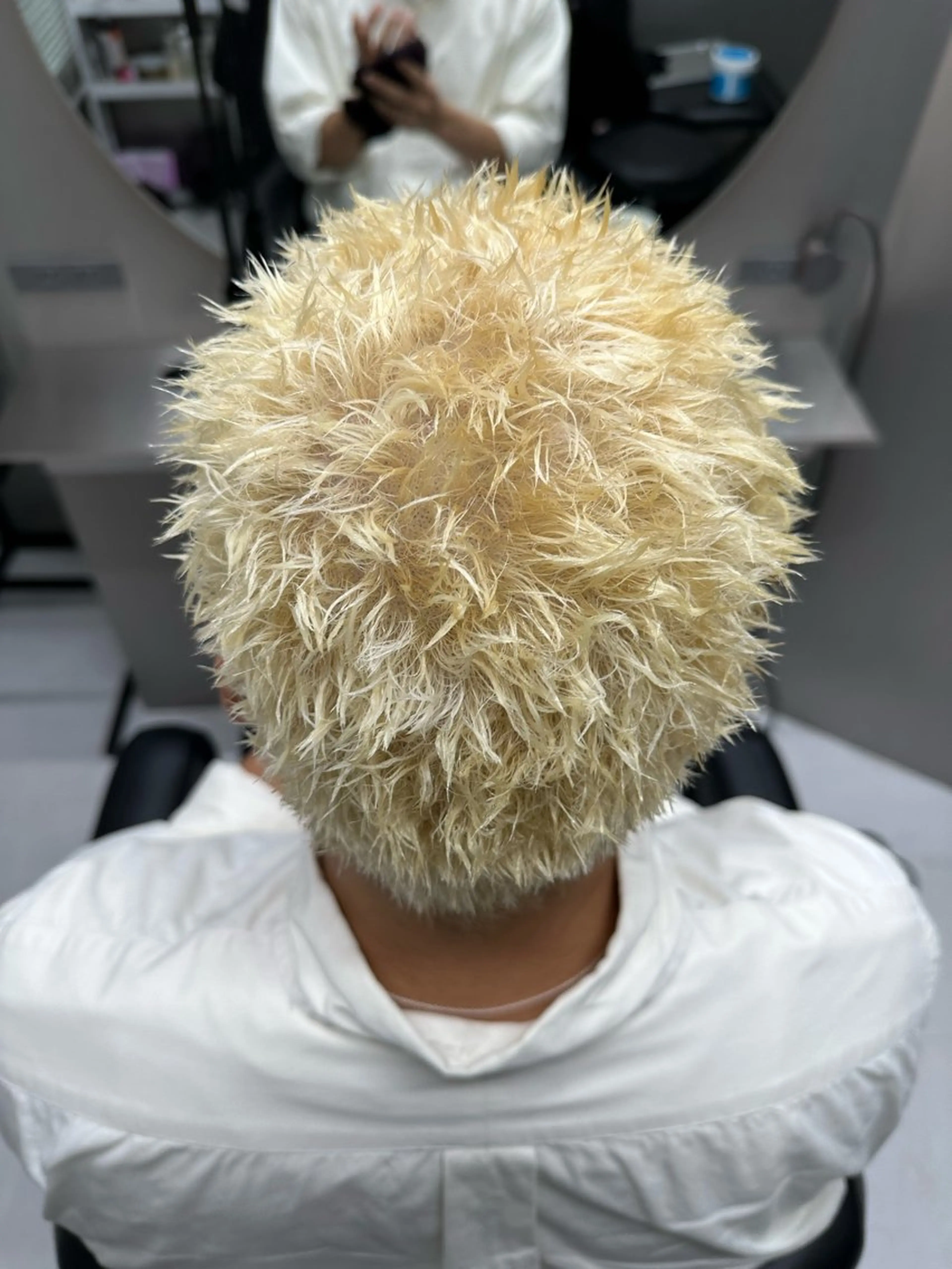 ショート パーマ メンズ カット ヘアカラー パーマ 💈メンズ/パーマ 💈中目黒/谷のヘアスタイル