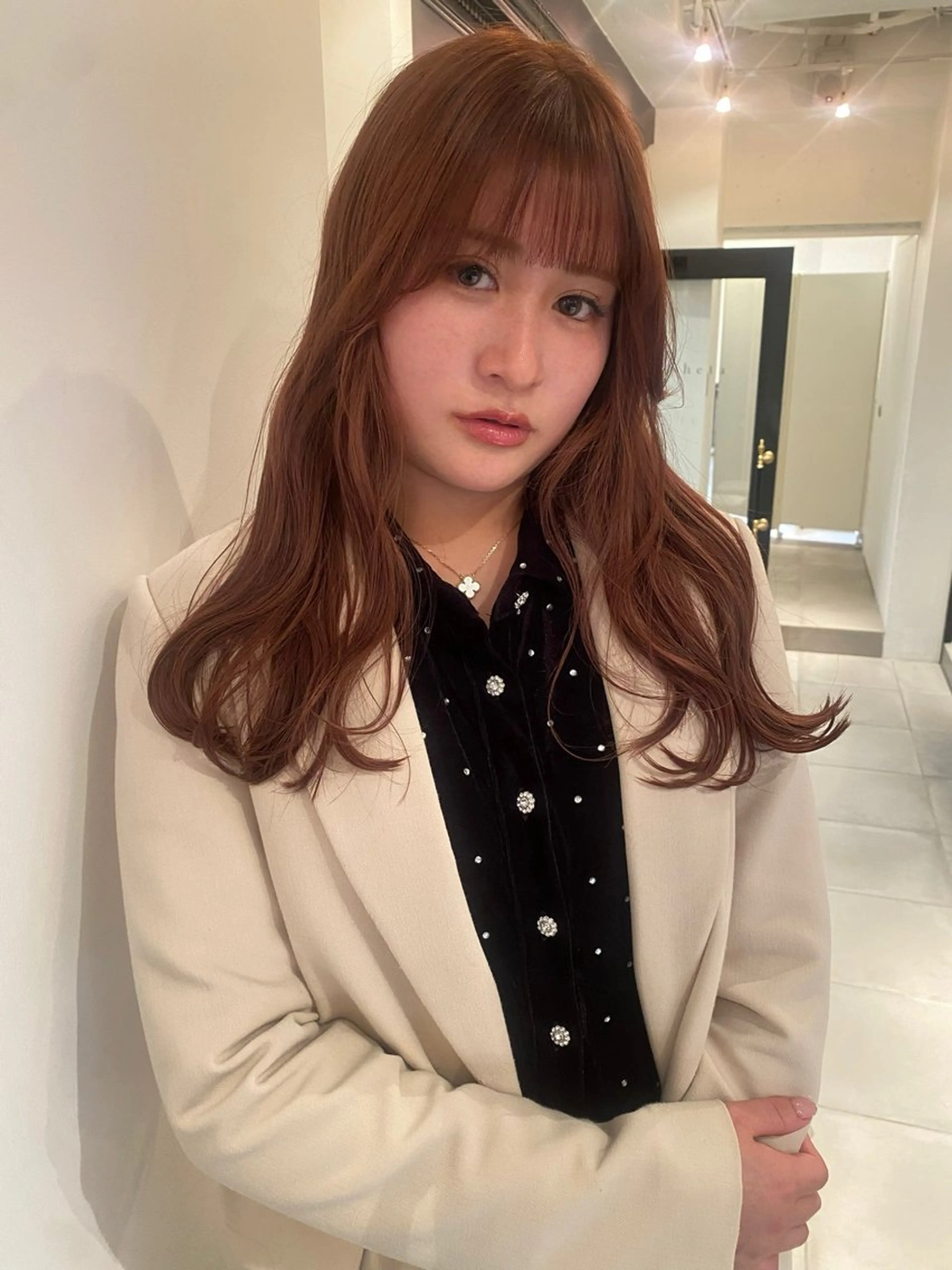 セミロング カラー カット ヘアカラー riria/ボブ /ブラウンカラー🎀のヘアスタイル