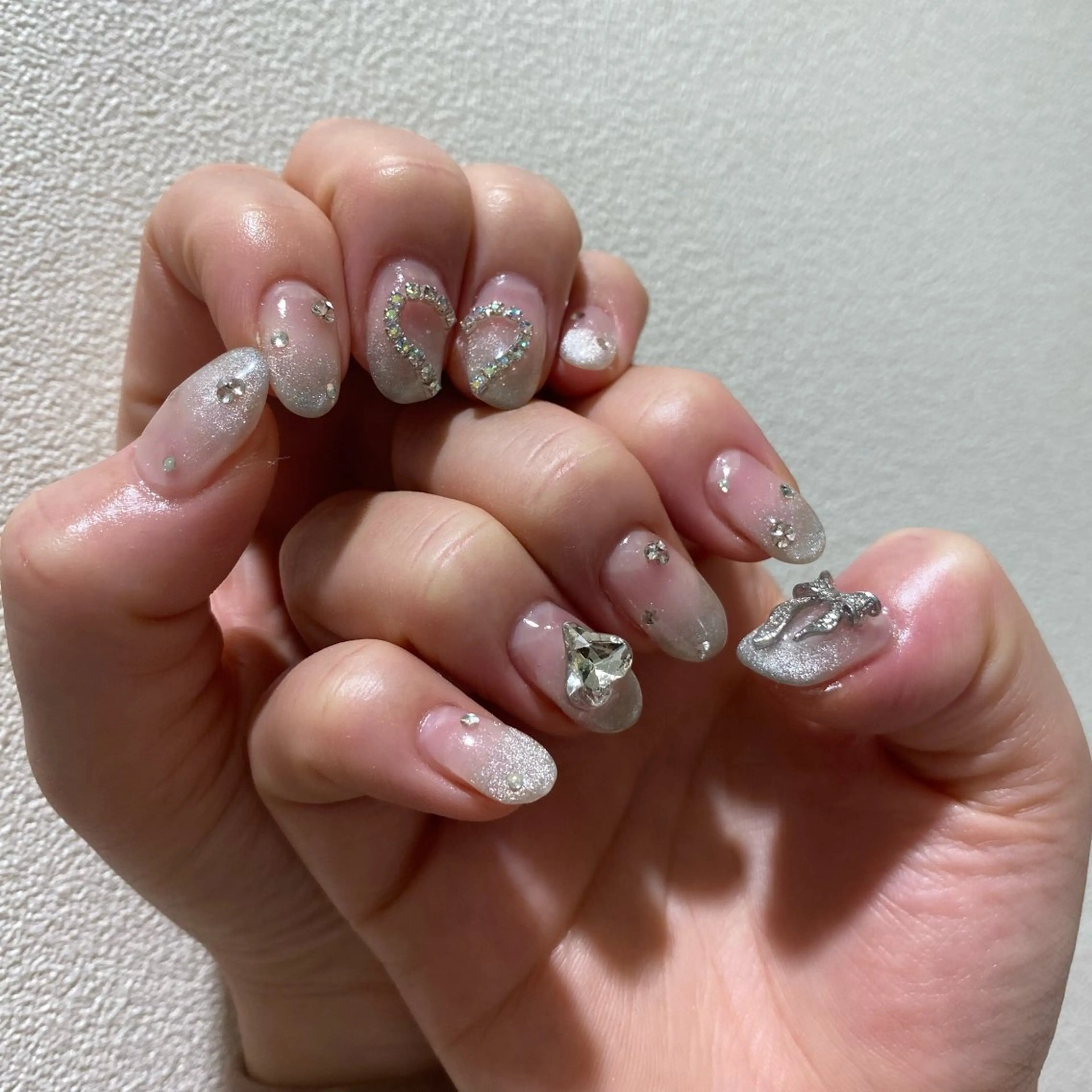 ネイル 持ち込み リボン 🥀たなか れね🍋のマツエク・マツパデザイン