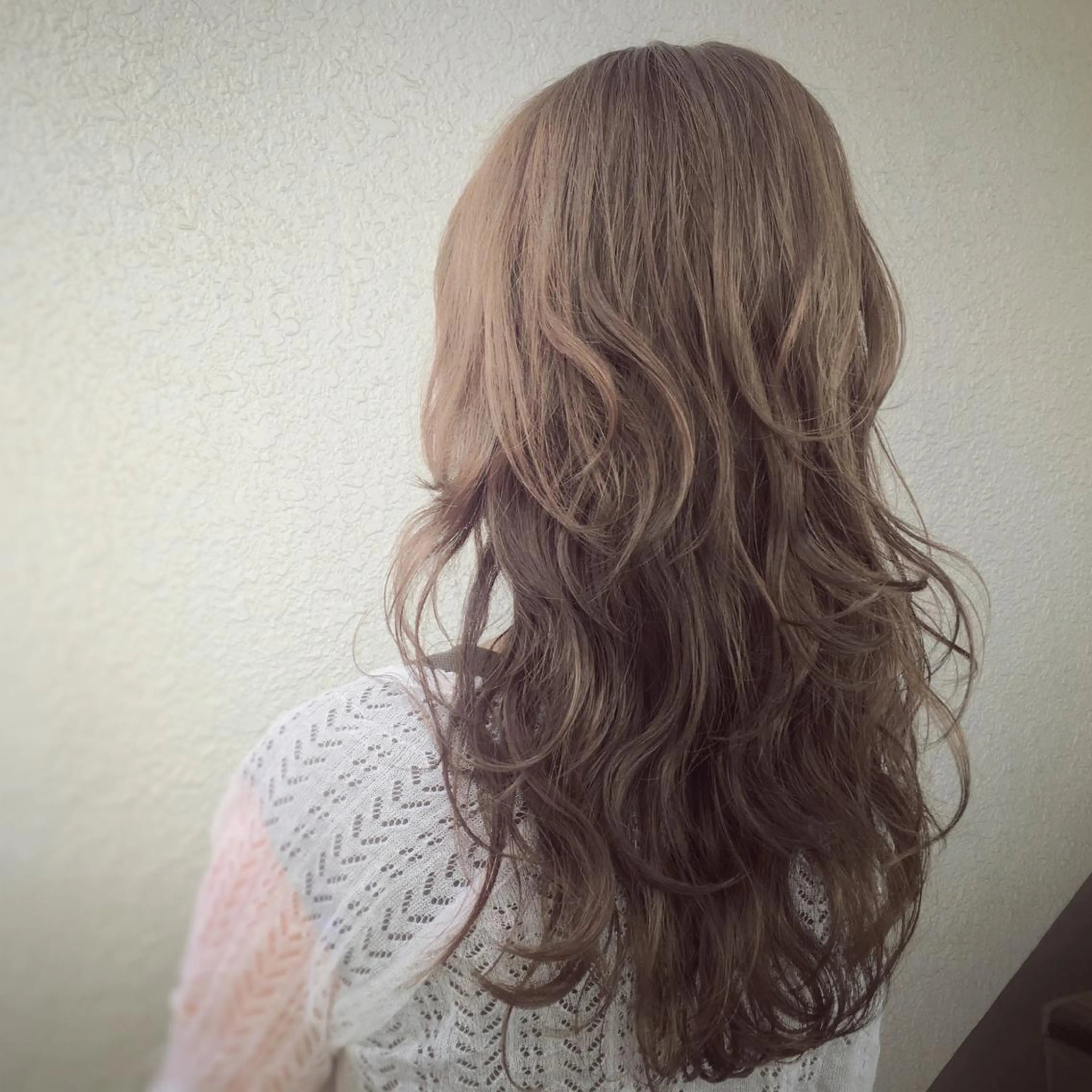 ミディアム セミロング ロング カラー パーマ ヘアアレンジ 小顔ショートヘア♪ TAKUMIのヘアスタイル