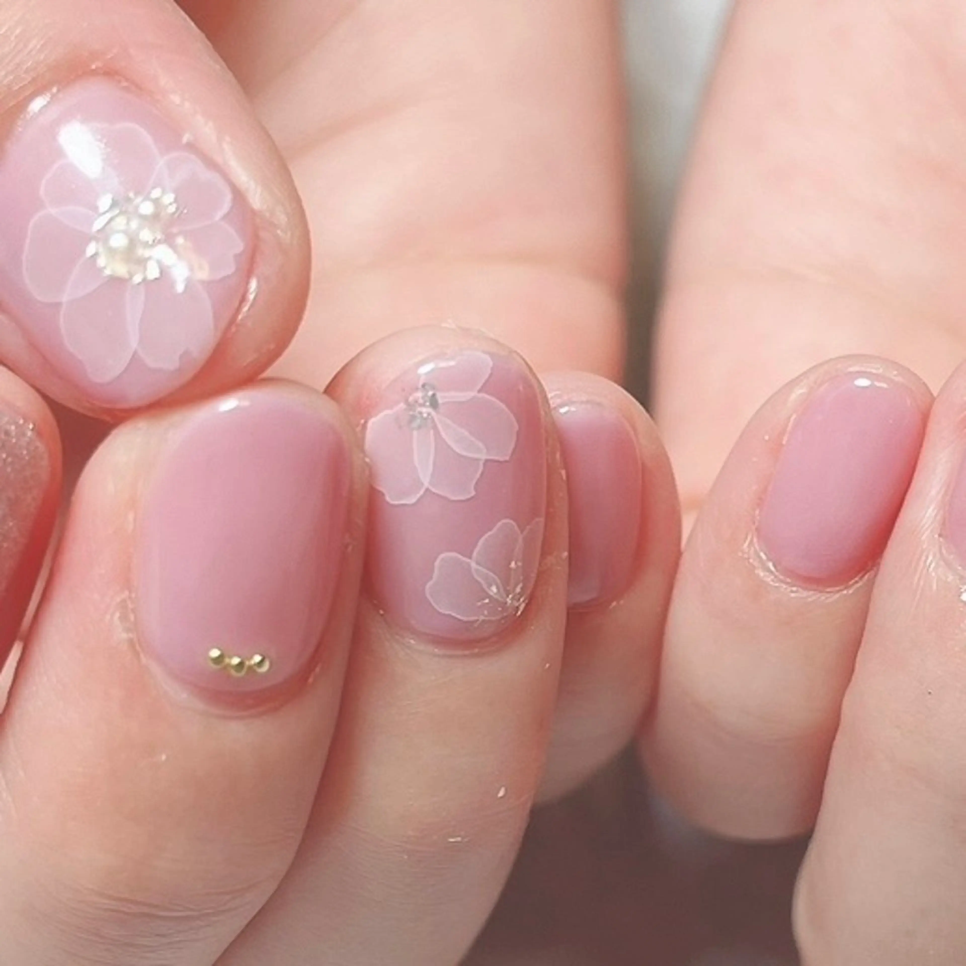 ネイル ❁miju nail 大人上品/自爪育成のネイルデザイン