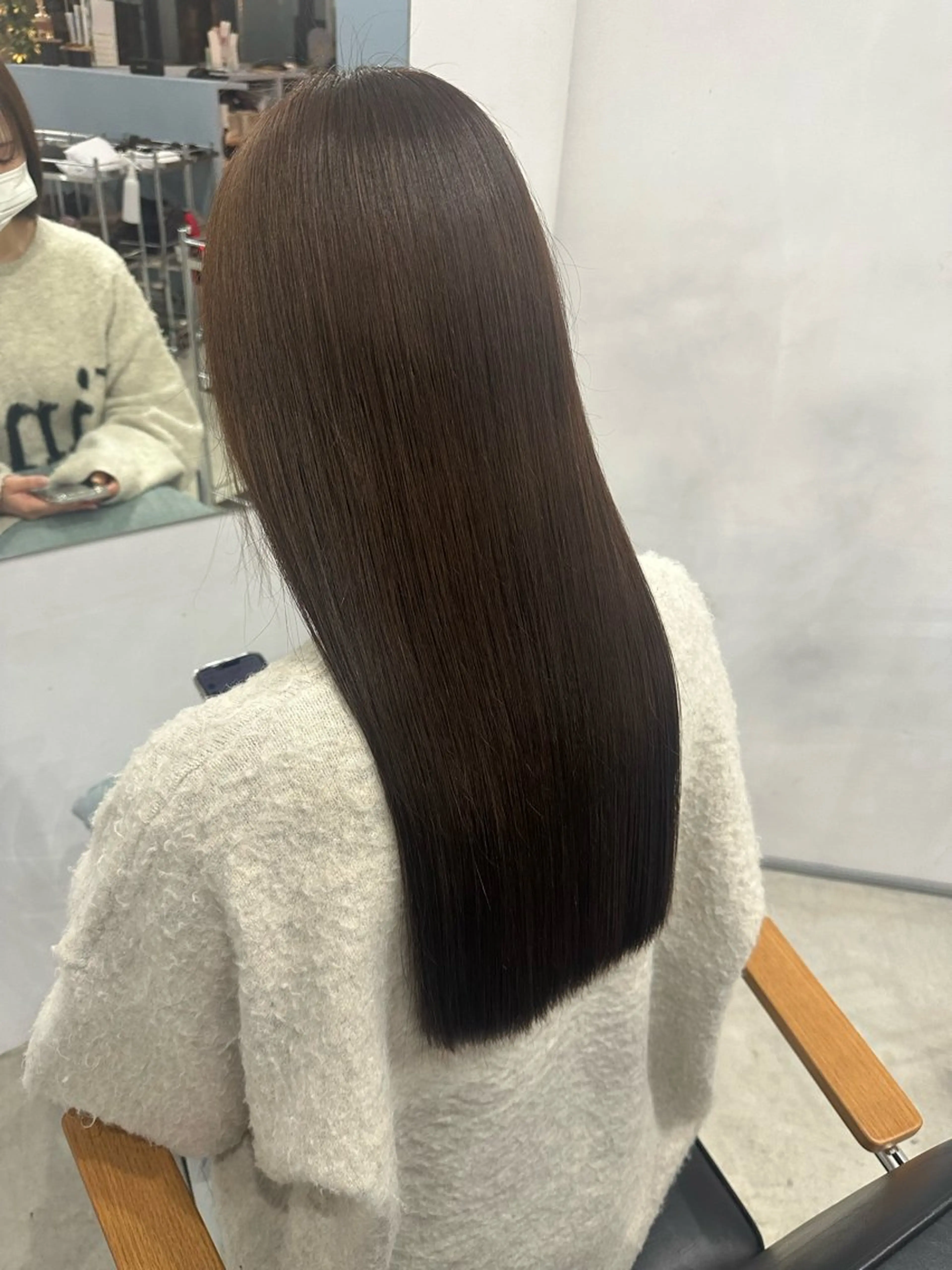 ワンカラー＋髪質改善UPTOGLOSS🫧の写真